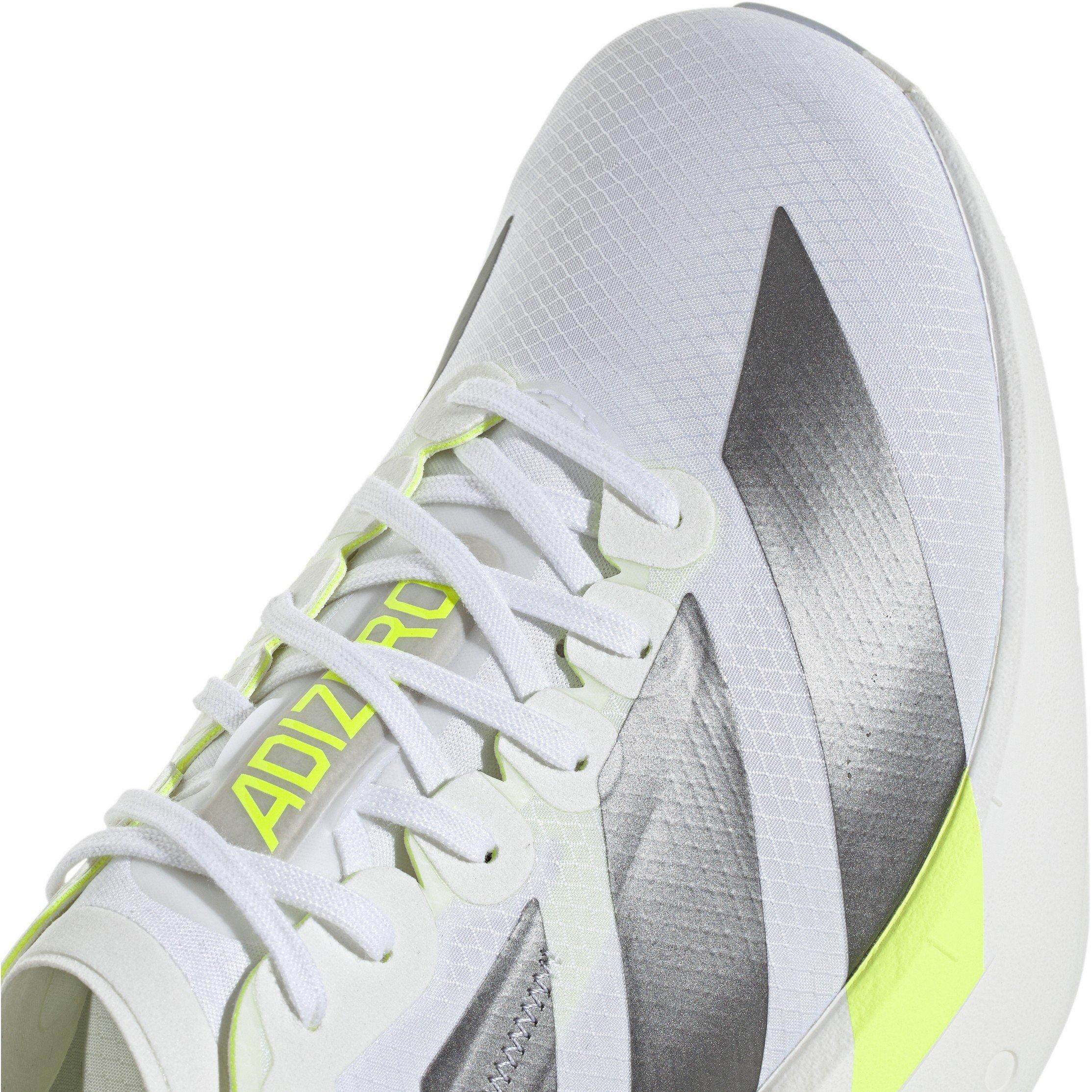 White/Yellow - adidas - Men's Adios Pro 4 Road Running Shoes - 7