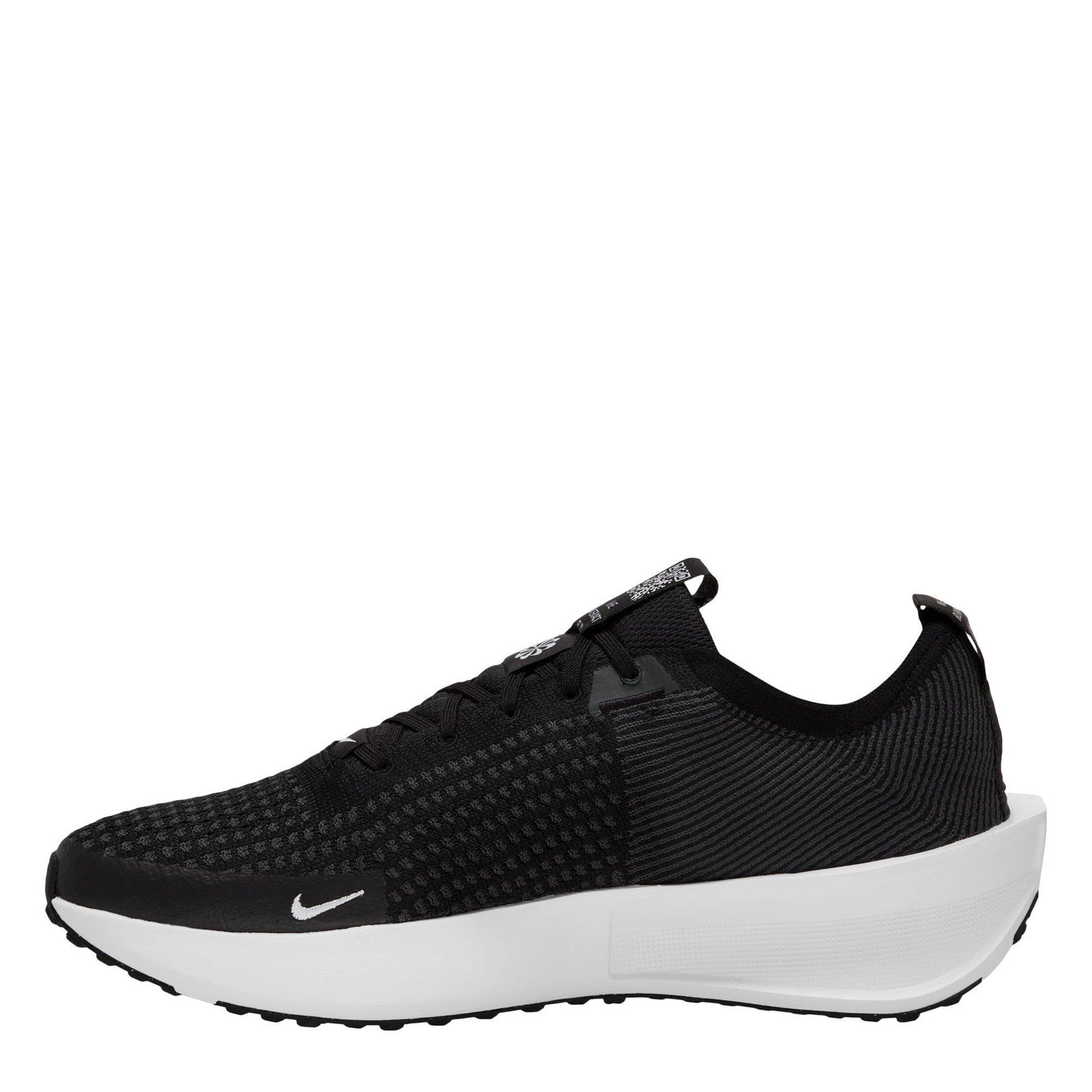 Black/White - Nike - Interact Run Men's Road Running Shoes - 2