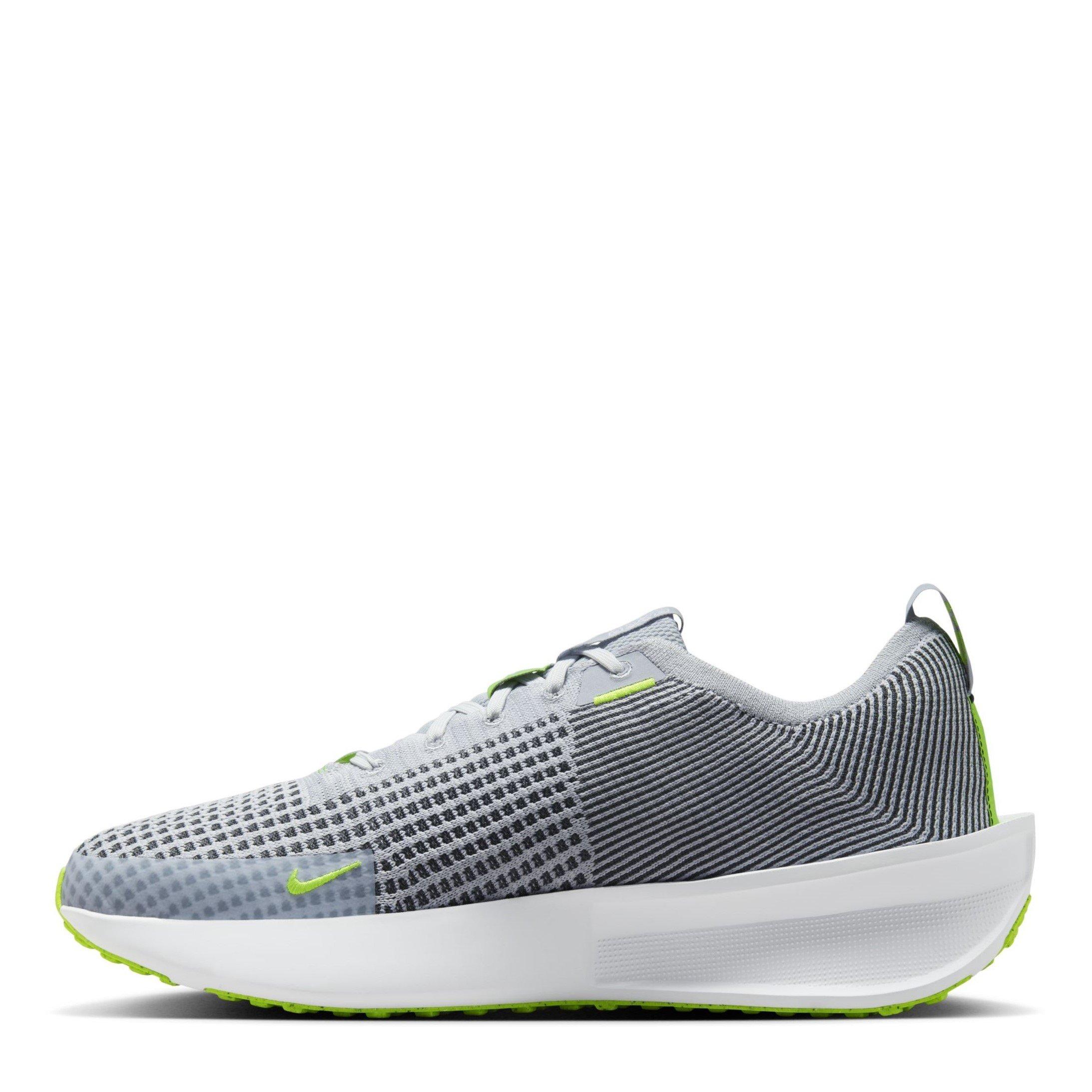 Wolf Grey/Volt - Nike - Interact Run Men's Road Running Shoes - 2