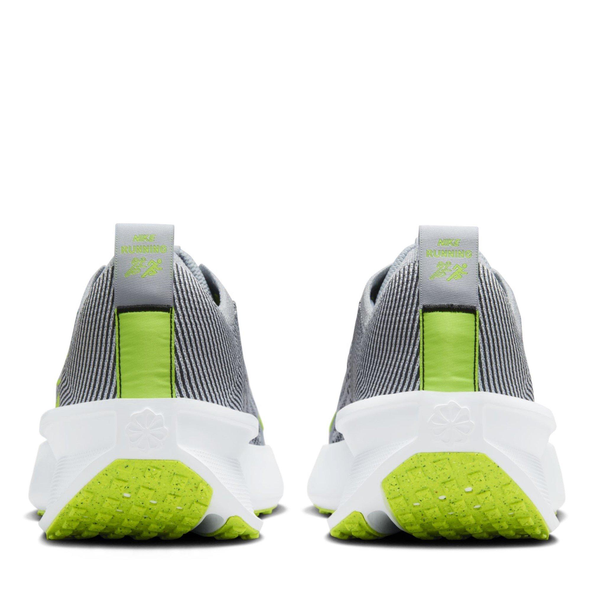 Wolf Grey/Volt - Nike - Interact Run Men's Road Running Shoes - 6