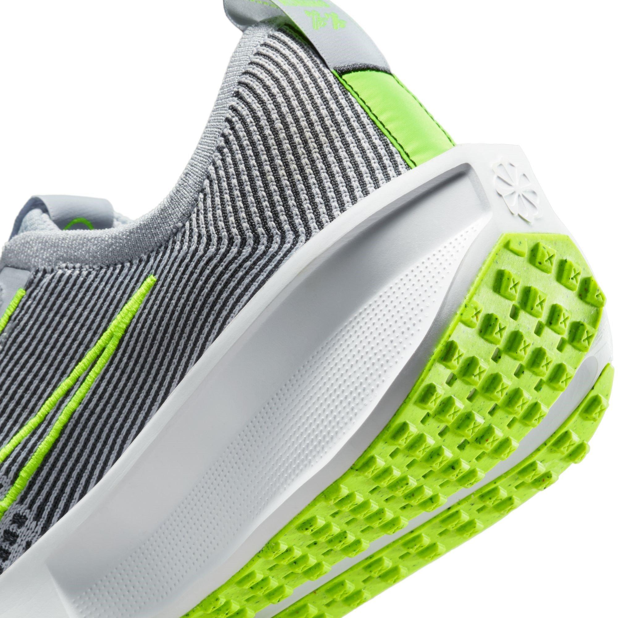 Wolf Grey/Volt - Nike - Interact Run Men's Road Running Shoes - 8
