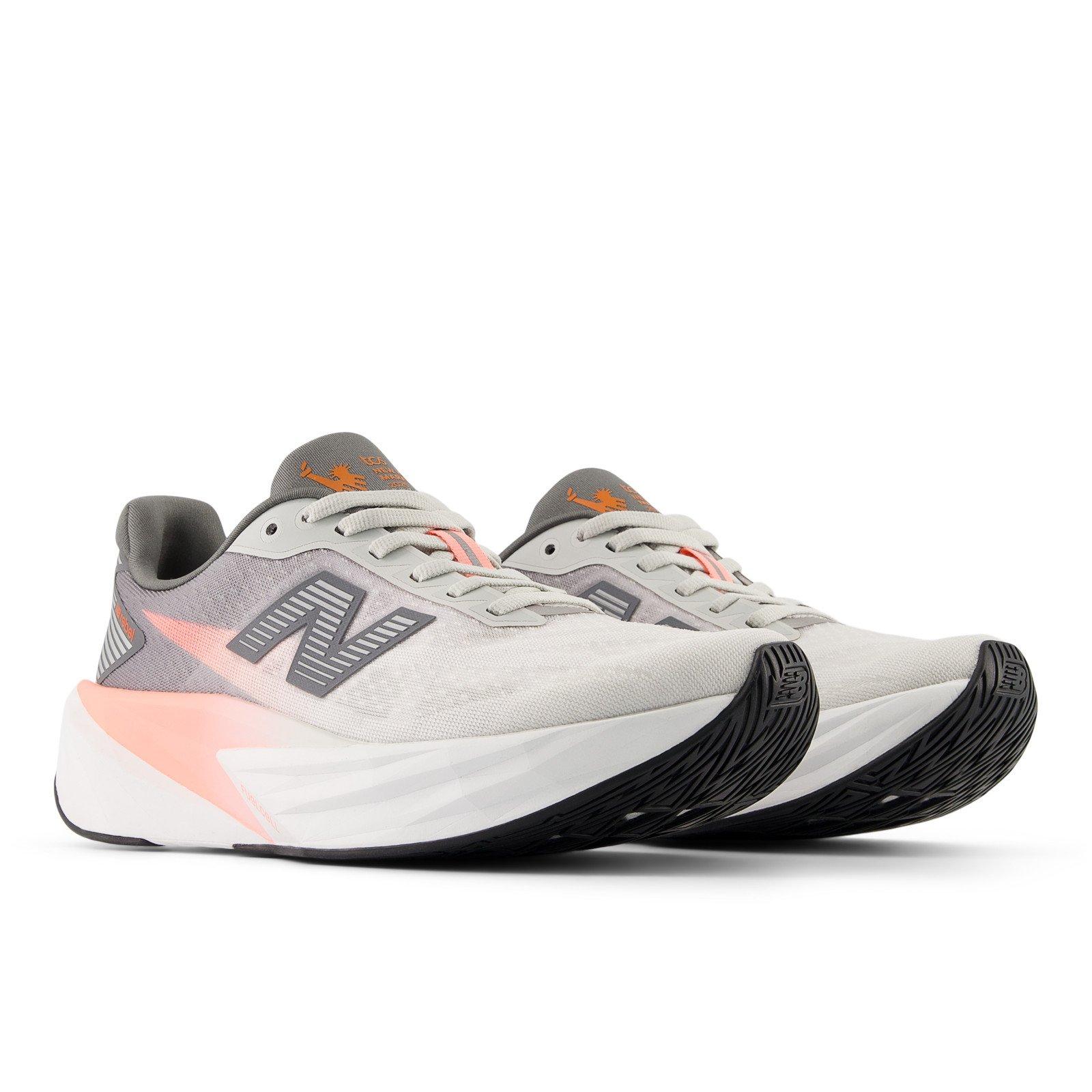Grapefruit - New Balance - FuelCell Rebel V5 Womens Running Shoes - 4