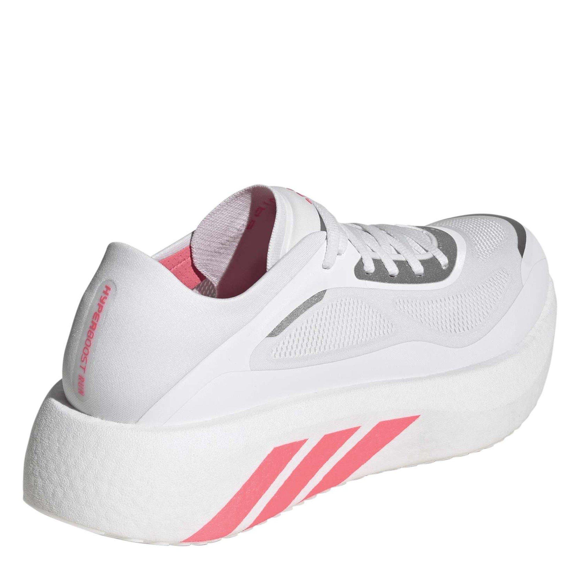 White/Slr Trb - adidas - Women's Hyperboost Running Shoes - 4