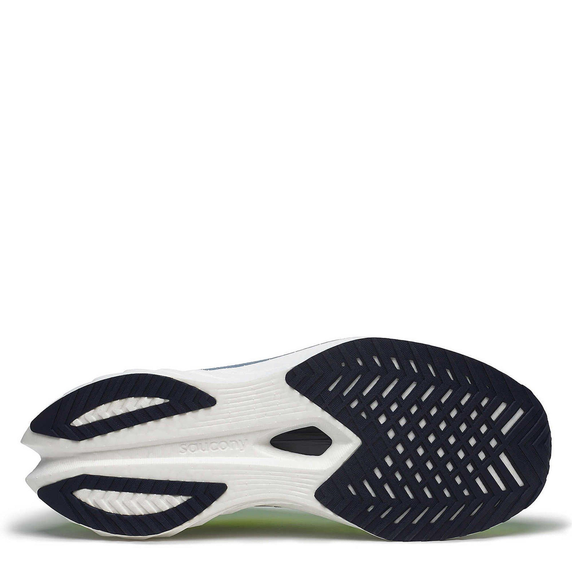 Citron/Navy - Saucony - Endorphin Speed 4 Mens Running Shoes - 3