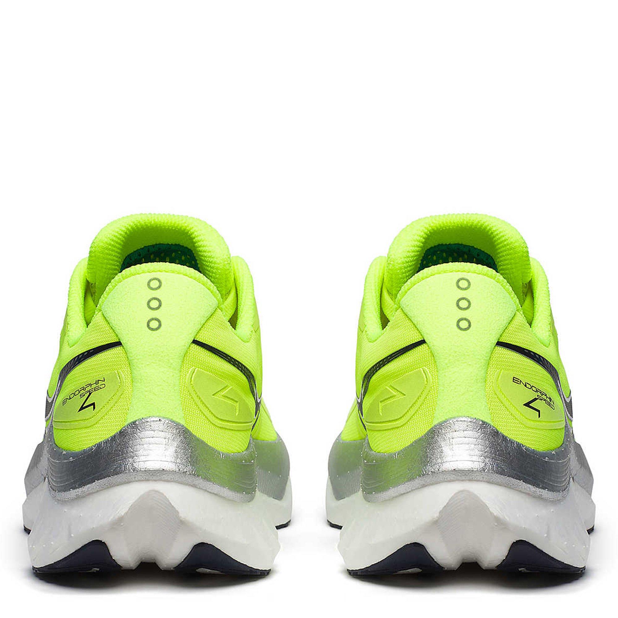 Citron/Navy - Saucony - Endorphin Speed 4 Mens Running Shoes - 6