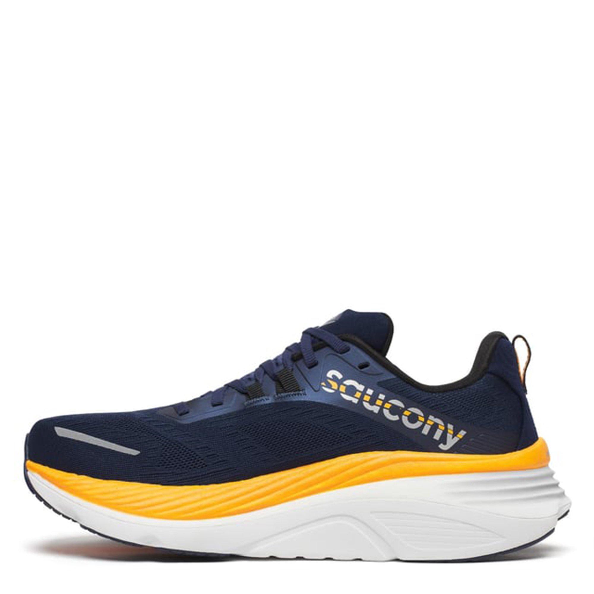 Navy/Peel - Saucony - Hurricane 24 Mens Running Shoes - 2