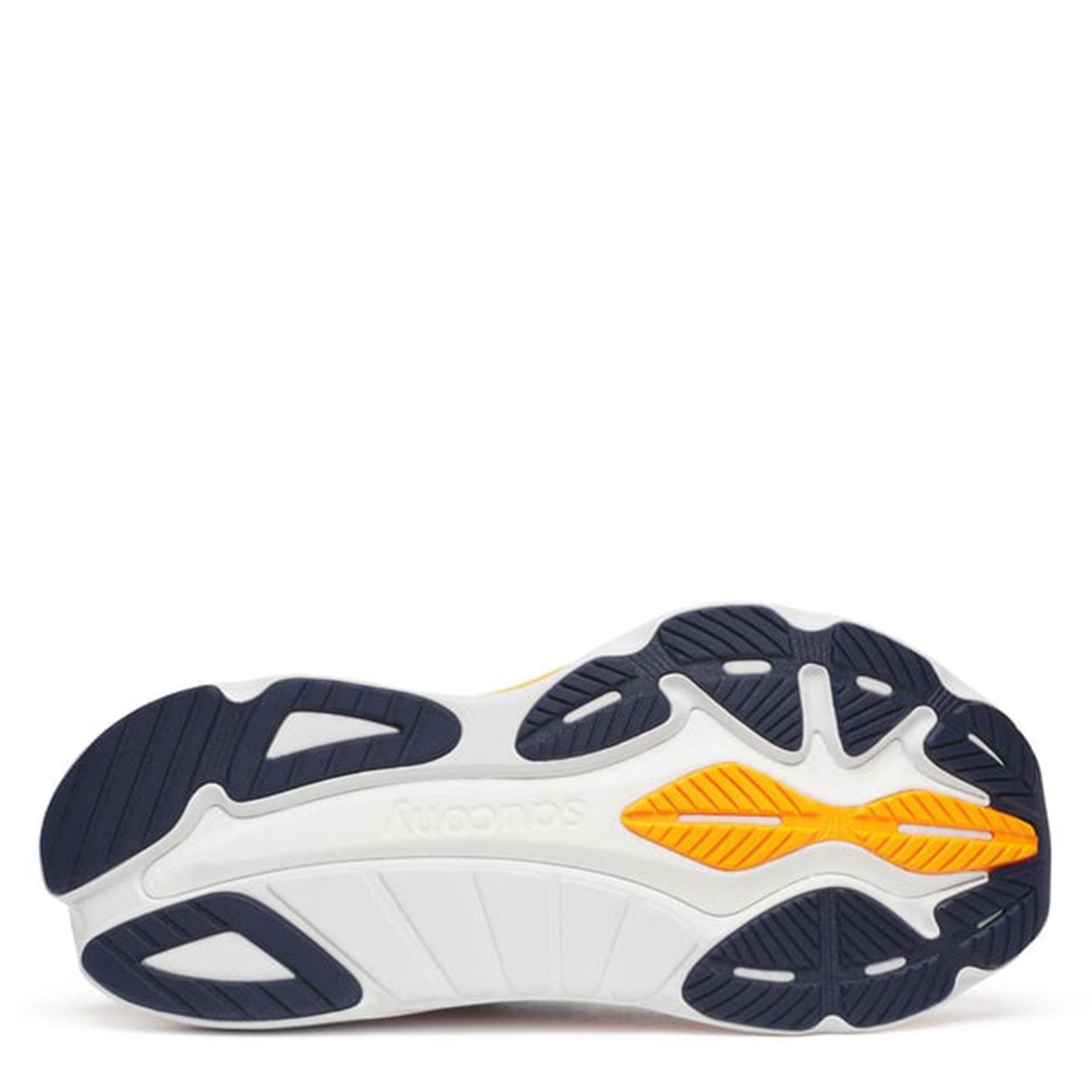 Navy/Peel - Saucony - Hurricane 24 Mens Running Shoes - 3