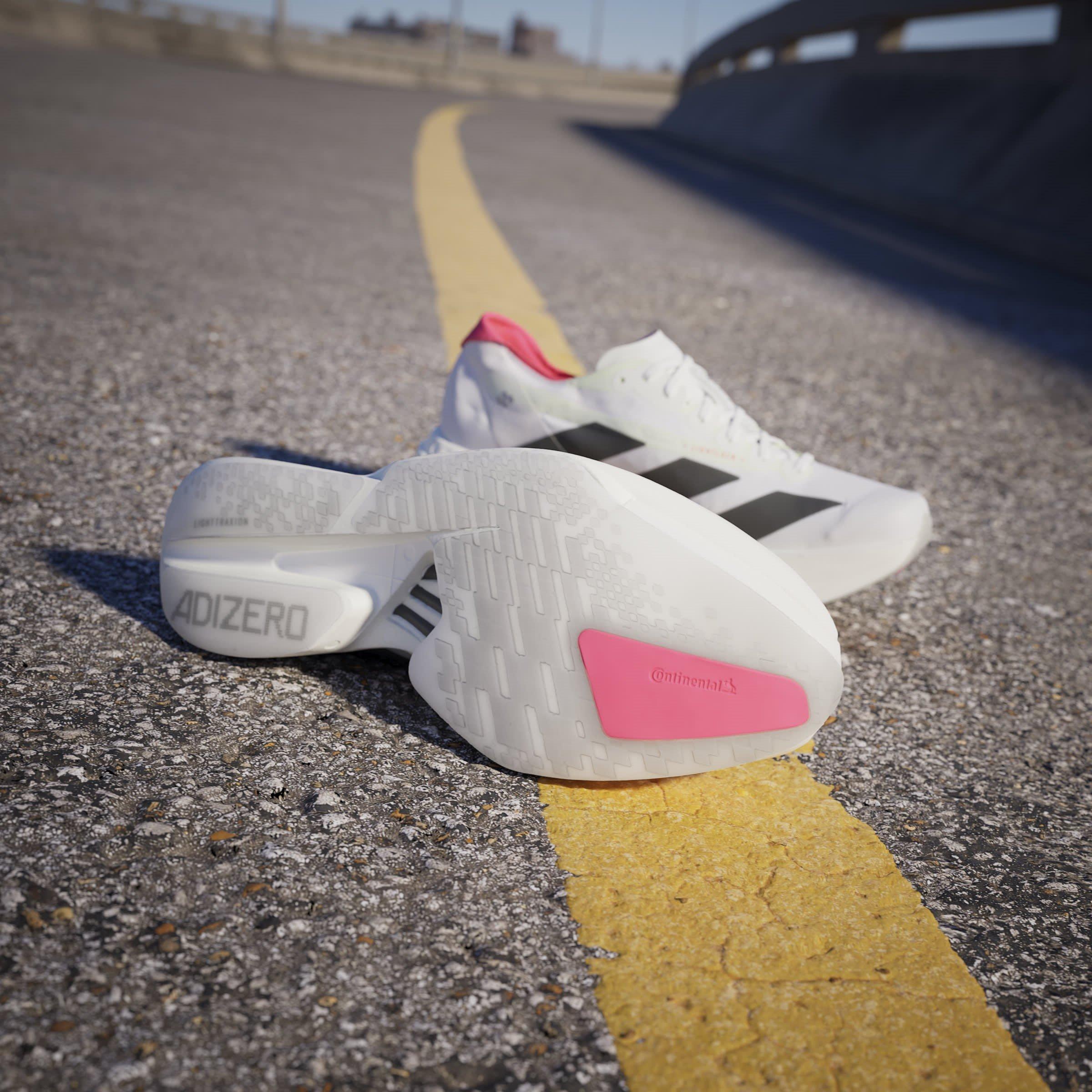 Branco/Preto - adidas - Adizero Adios Pro 4 Shoes Mens - 14