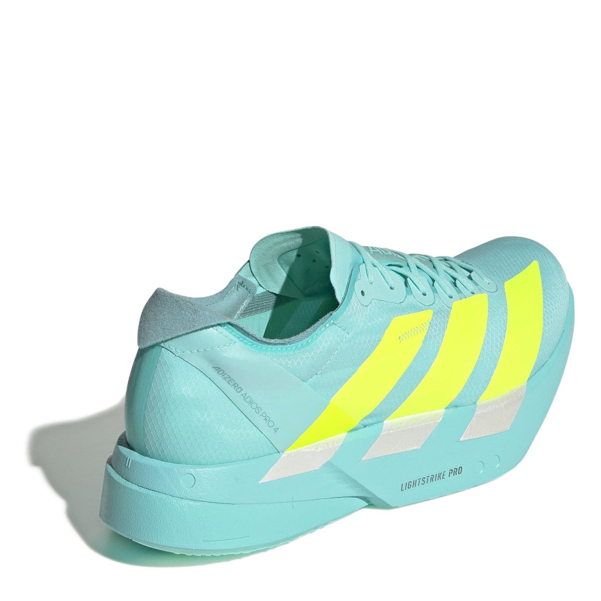 Flash Aqua - adidas - Adizero Adios Pro 4 Shoes Mens - 4