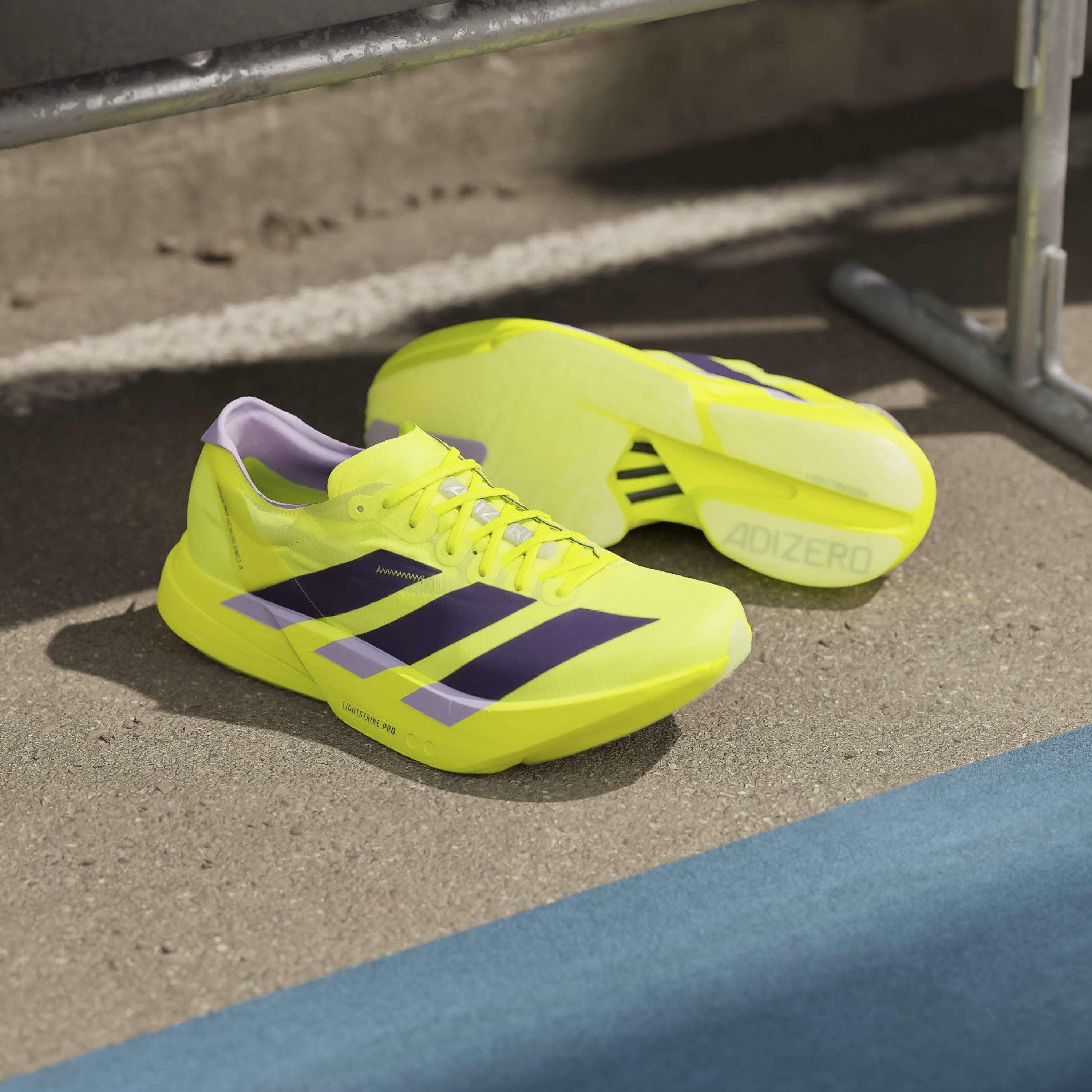 Solar Yellow - adidas - Adizero Adios Pro 4 Shoes Mens - 15