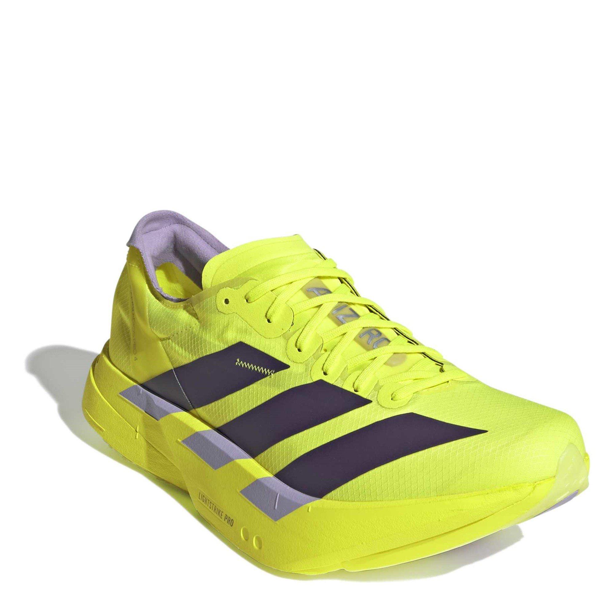 Solar Yellow - adidas - Adizero Adios Pro 4 Shoes Mens - 3