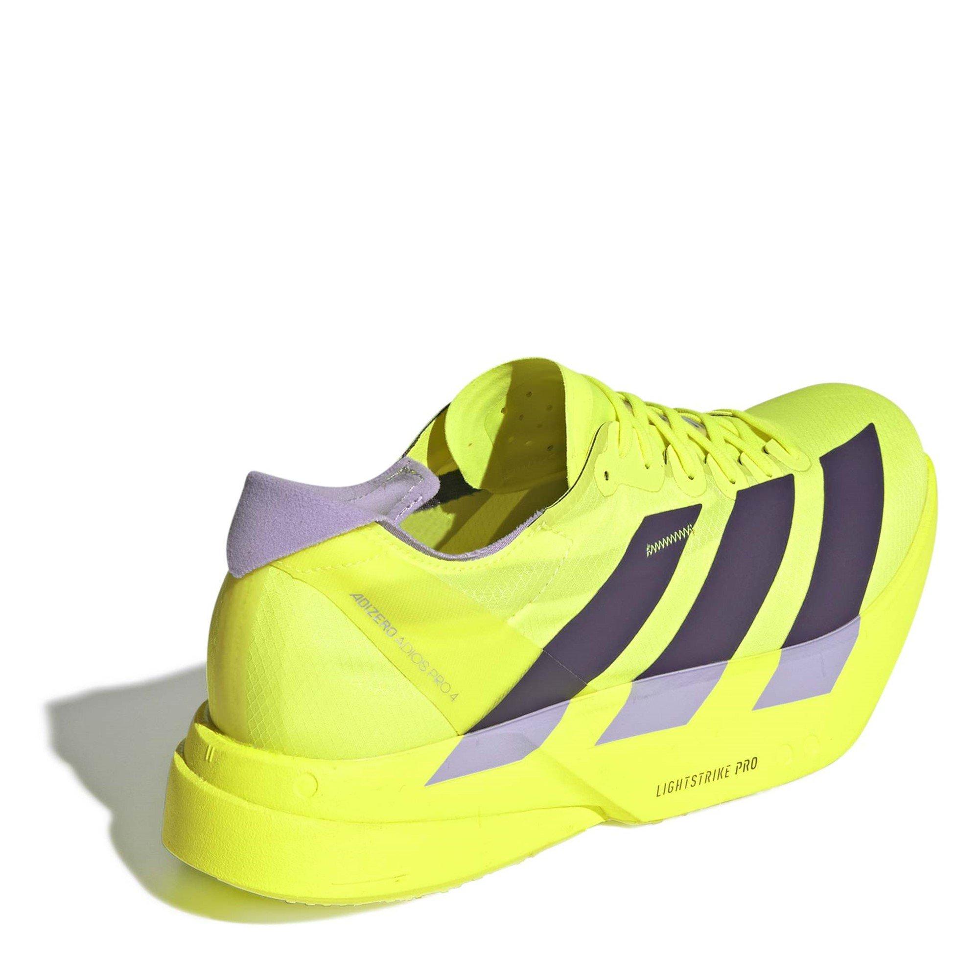 Solar Yellow - adidas - Adizero Adios Pro 4 Shoes Mens - 4