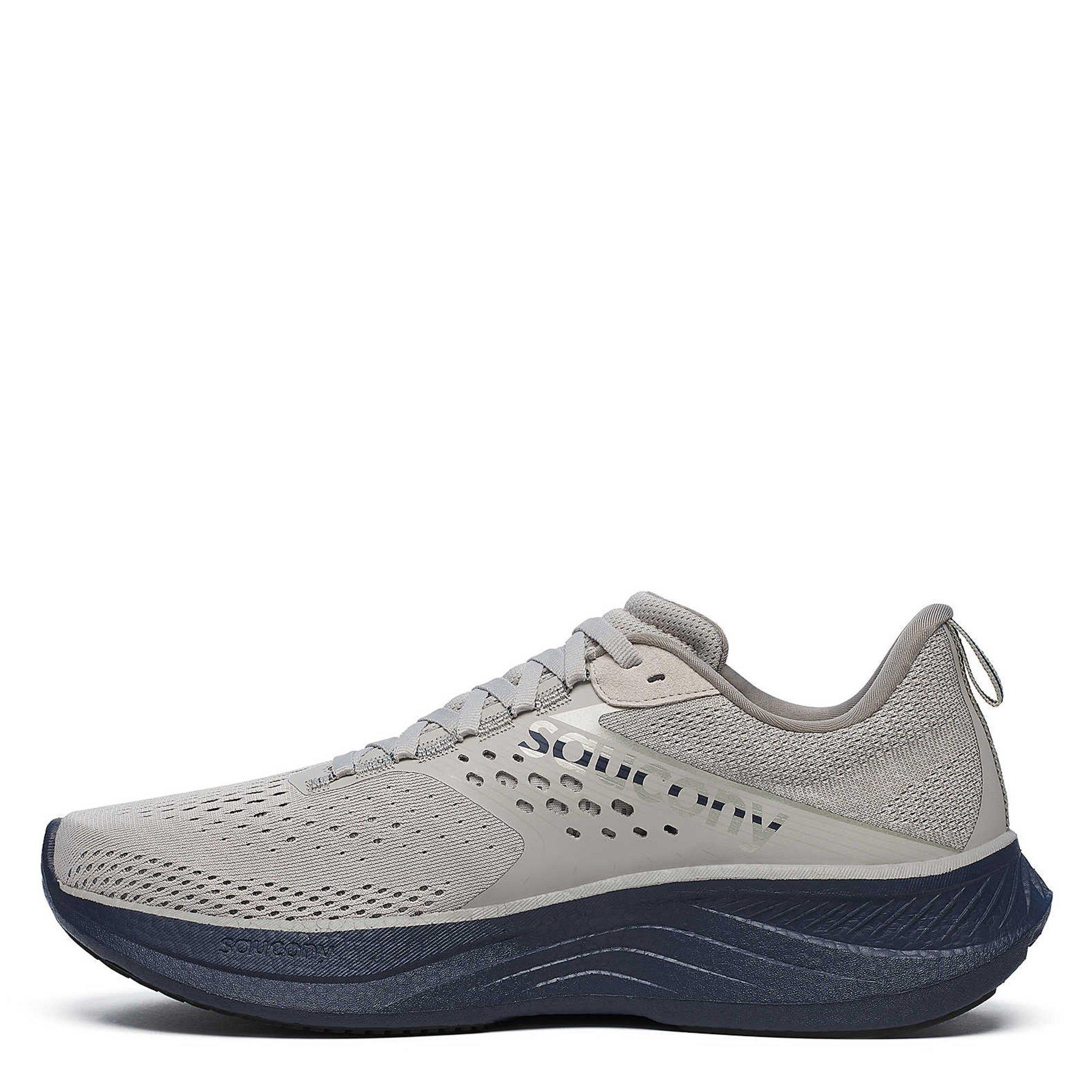 Dove/Navy - Saucony - Ride 17 Mens Running Shoes - 2