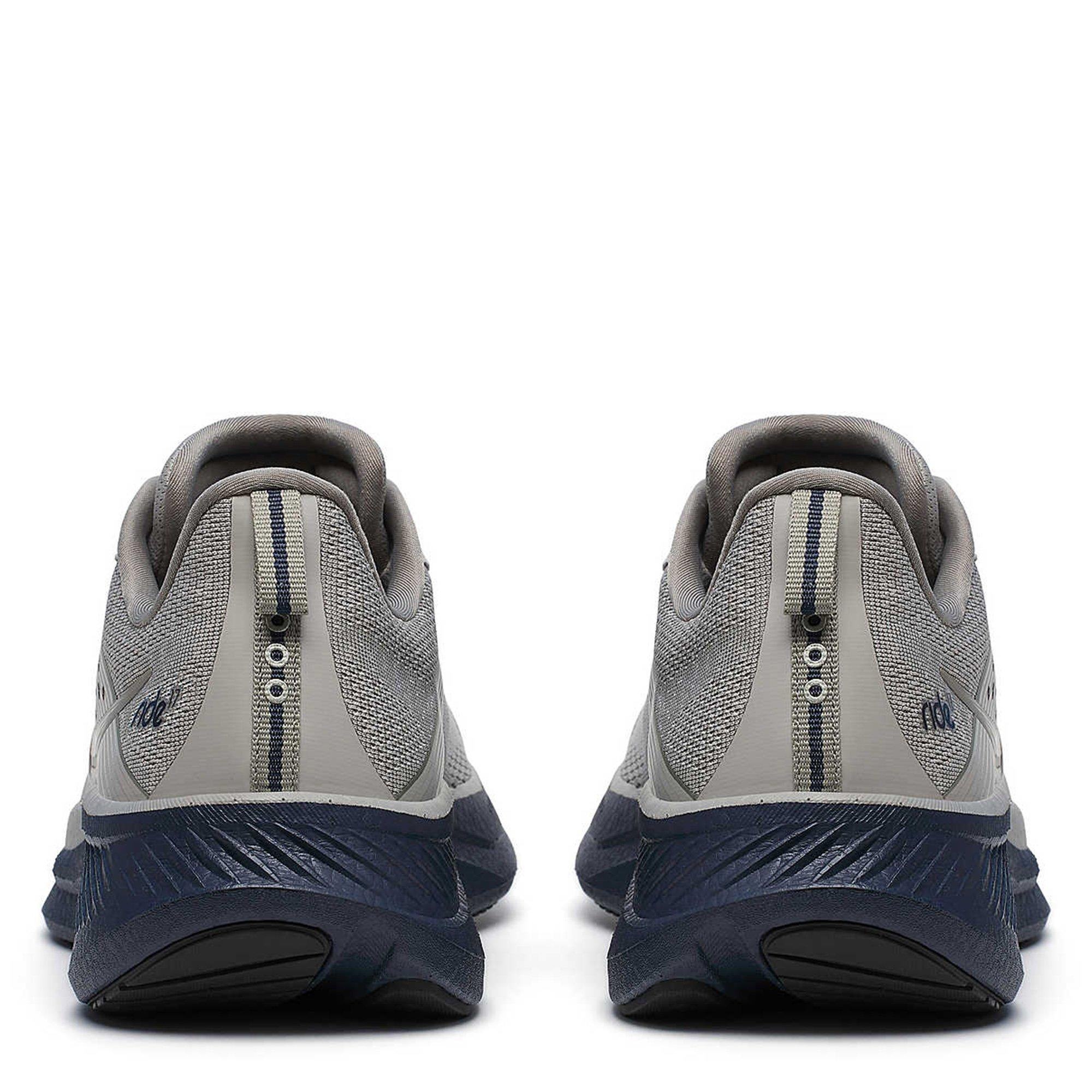 Dove/Navy - Saucony - Ride 17 Mens Running Shoes - 6