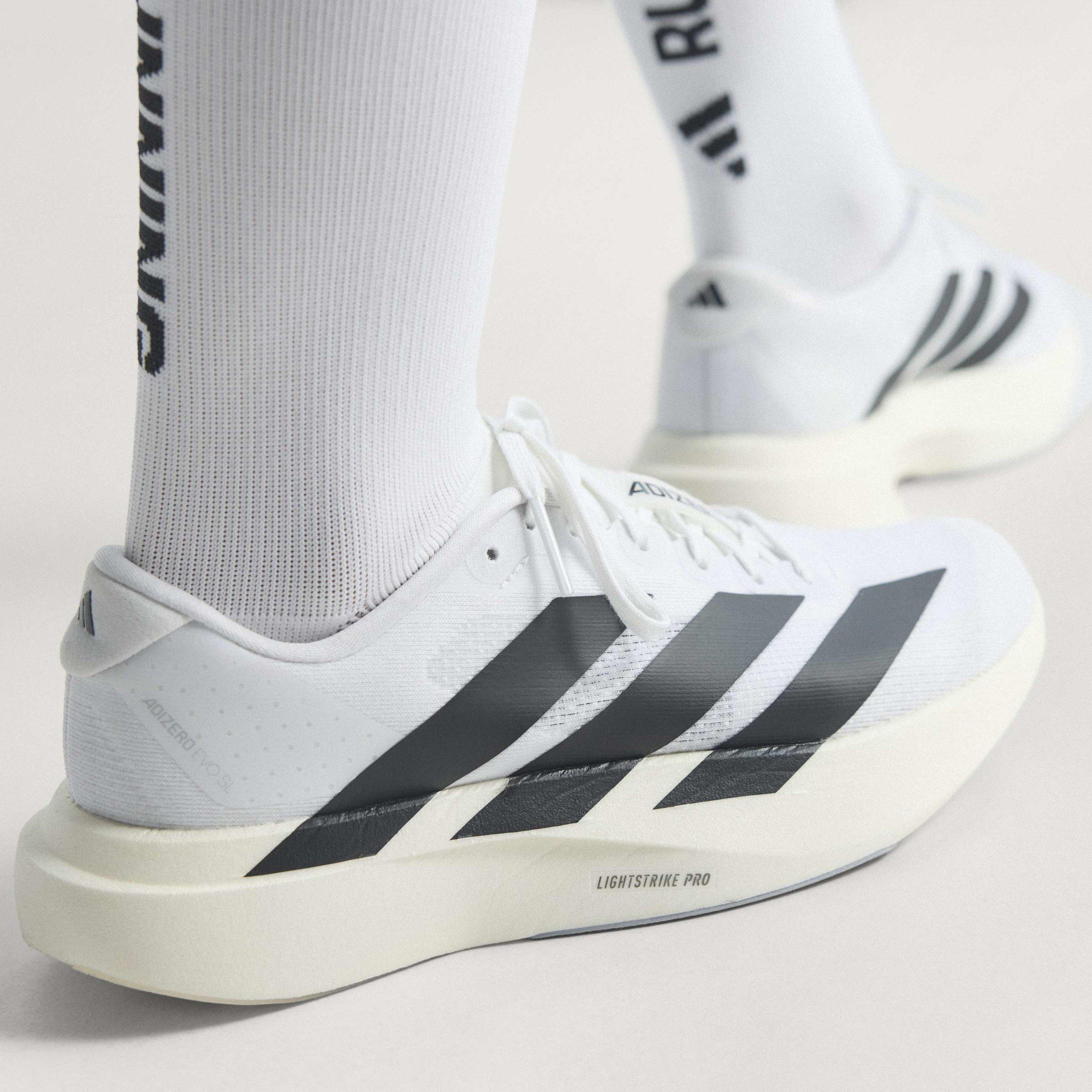 White/C.Blk/Wht - adidas - Adizero EVO SL Womens Shoes - 12