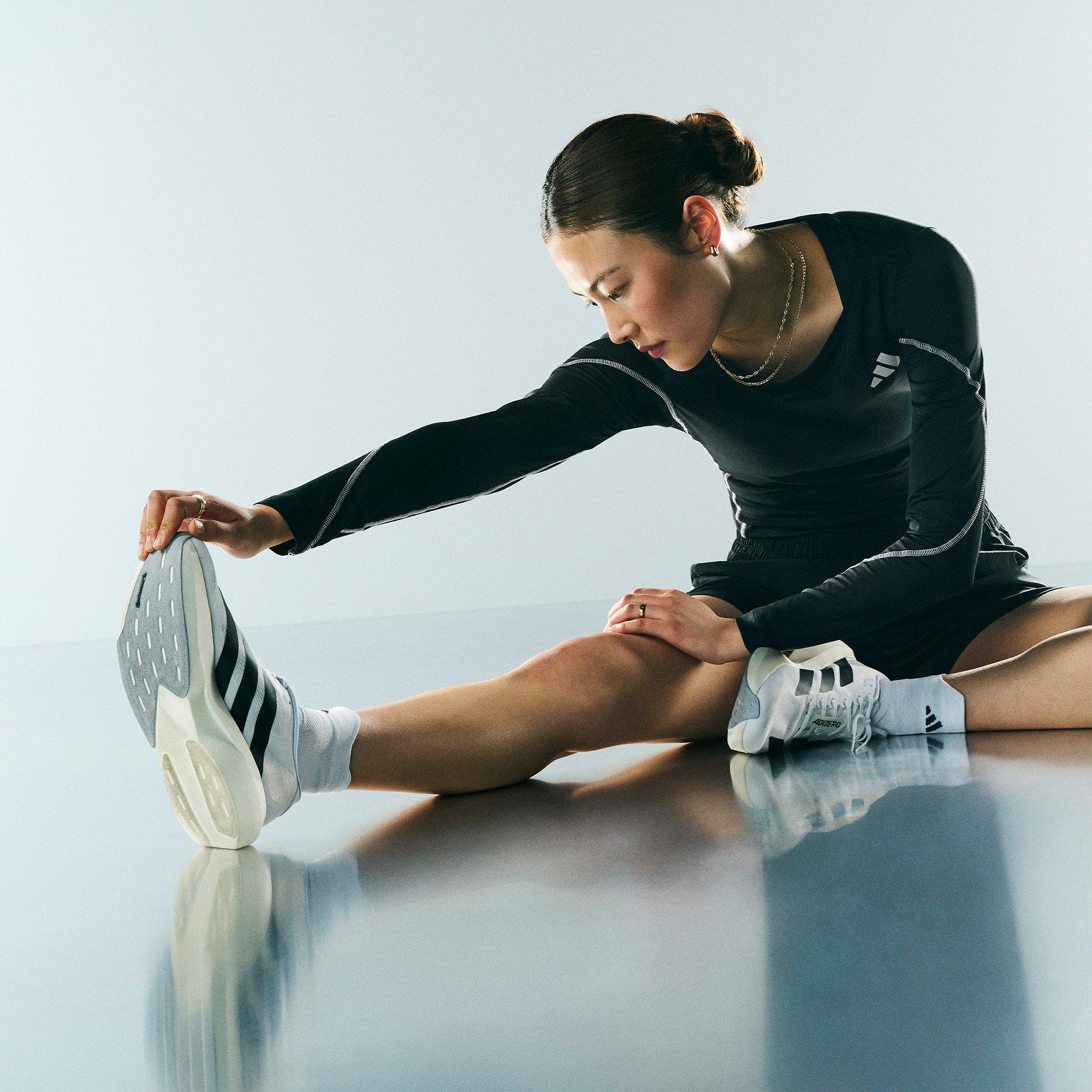 White/C.Blk/Wht - adidas - Adizero EVO SL Womens Shoes - 17