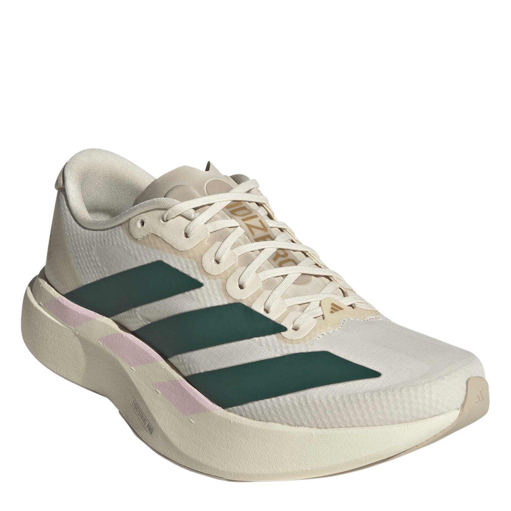 Wht/Green/Pink - adidas - Adizero EVO SL Womens Shoes - 3