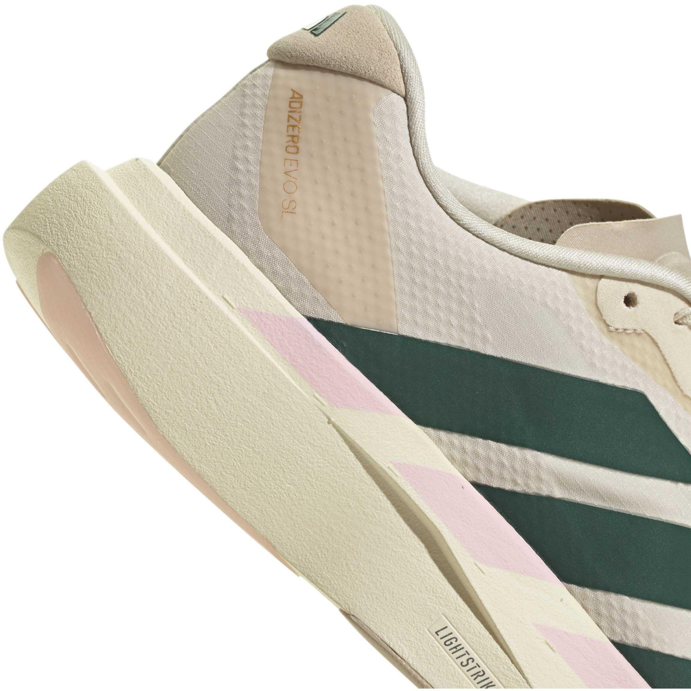 Wht/Green/Pink - adidas - Adizero EVO SL Womens Shoes - 8