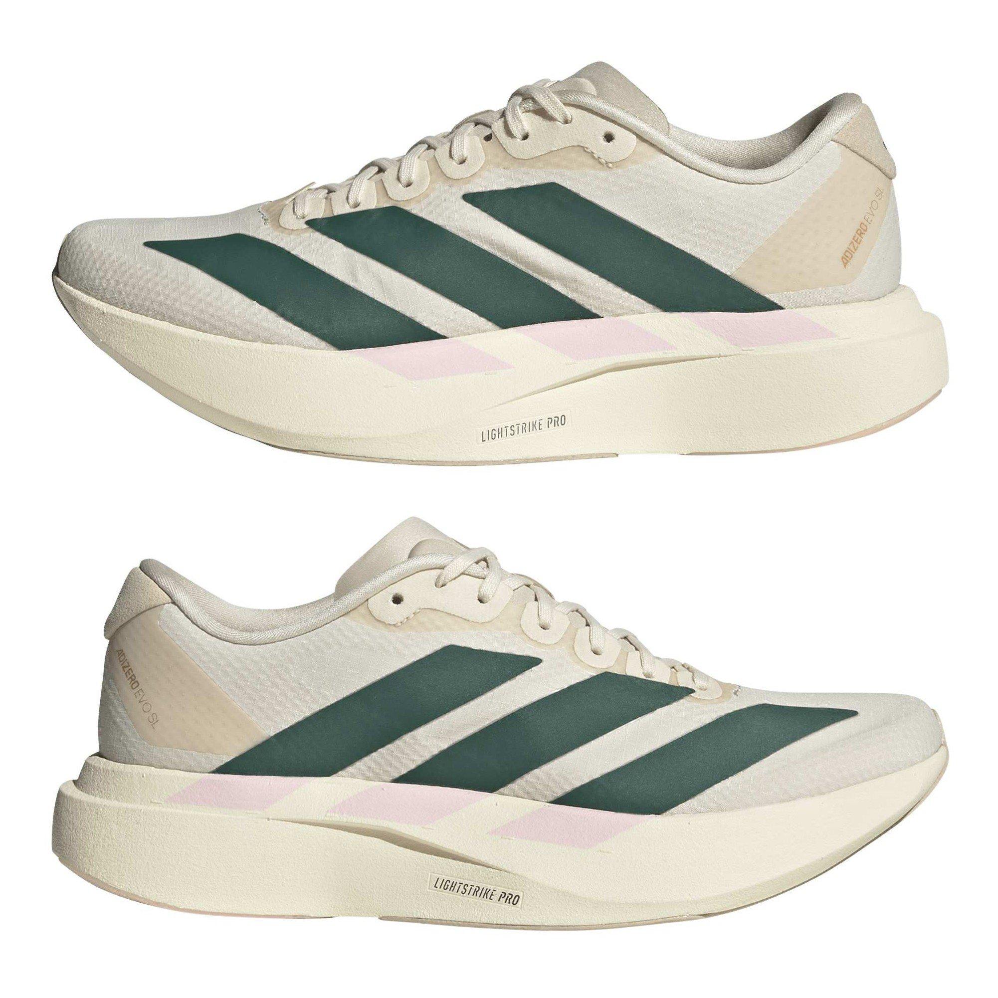 Wht/Green/Pink - adidas - Adizero EVO SL Womens Shoes - 9