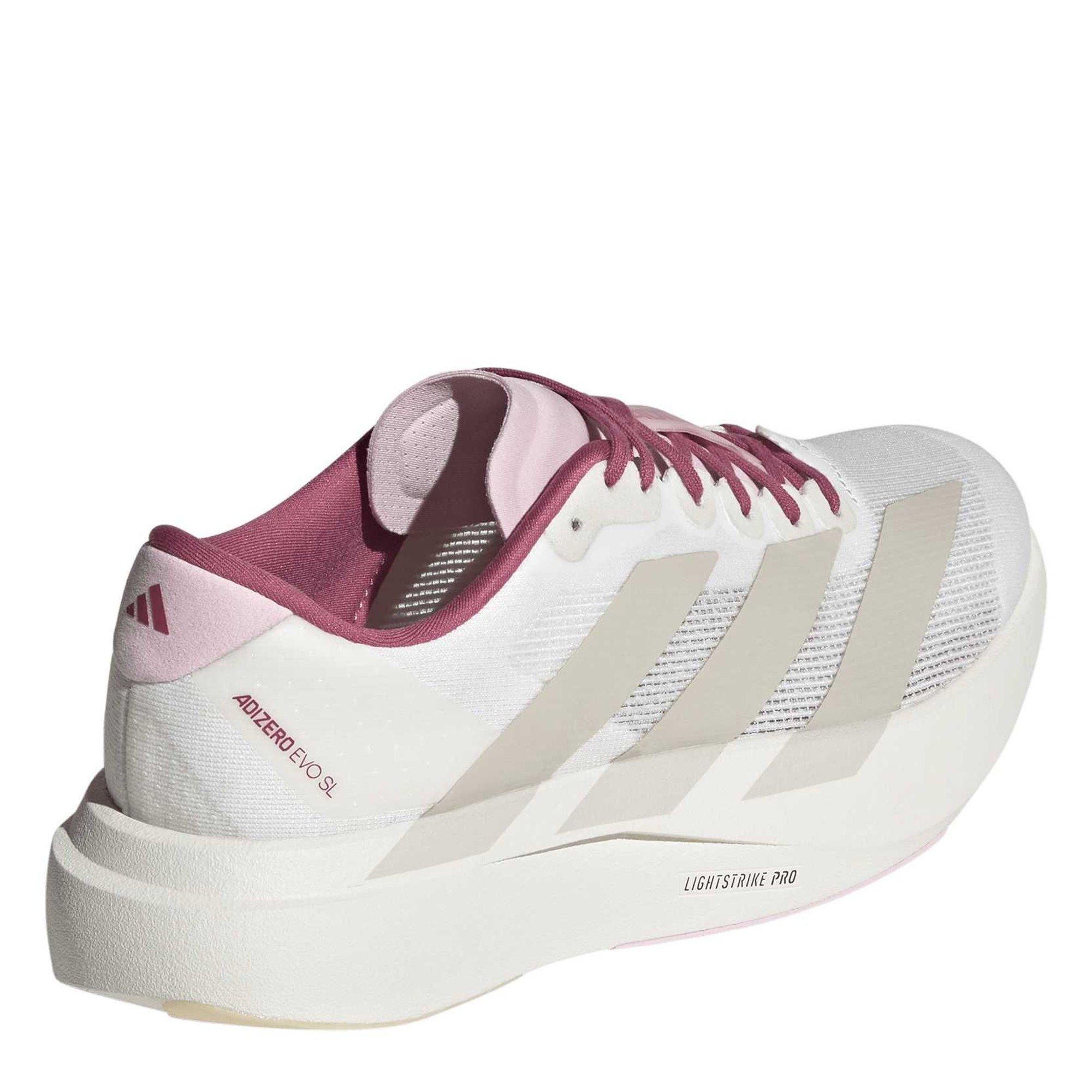 White/Alumina - adidas - Adizero EVO SL Womens Shoes - 4