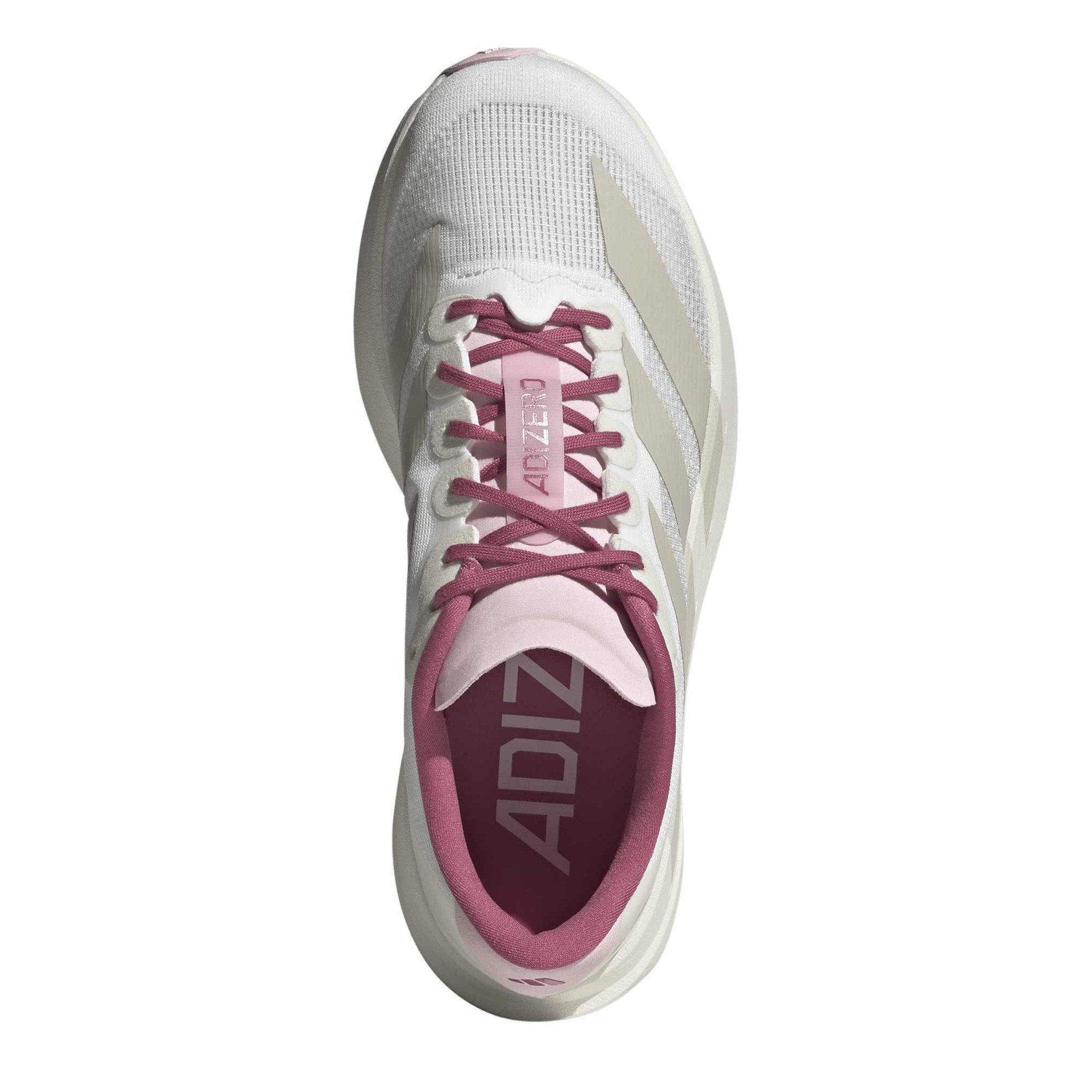 White/Alumina - adidas - Adizero EVO SL Womens Shoes - 5
