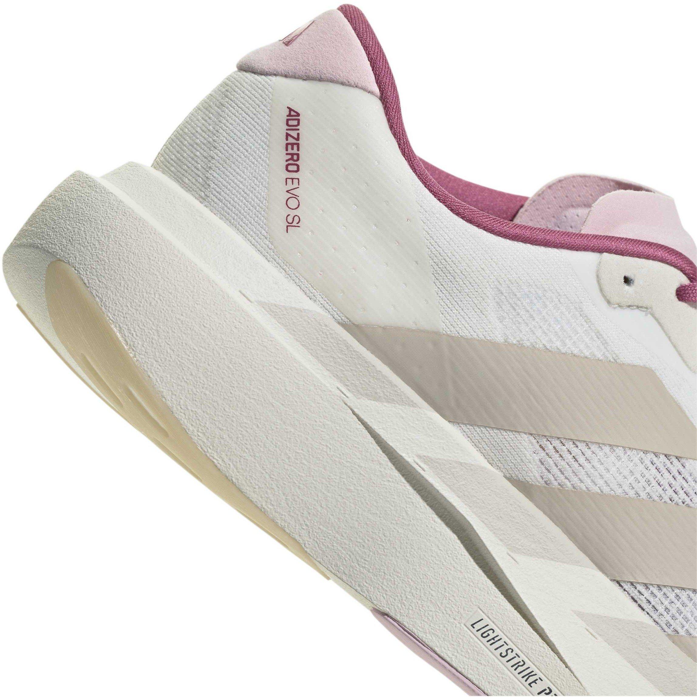 White/Alumina - adidas - Adizero EVO SL Womens Shoes - 8