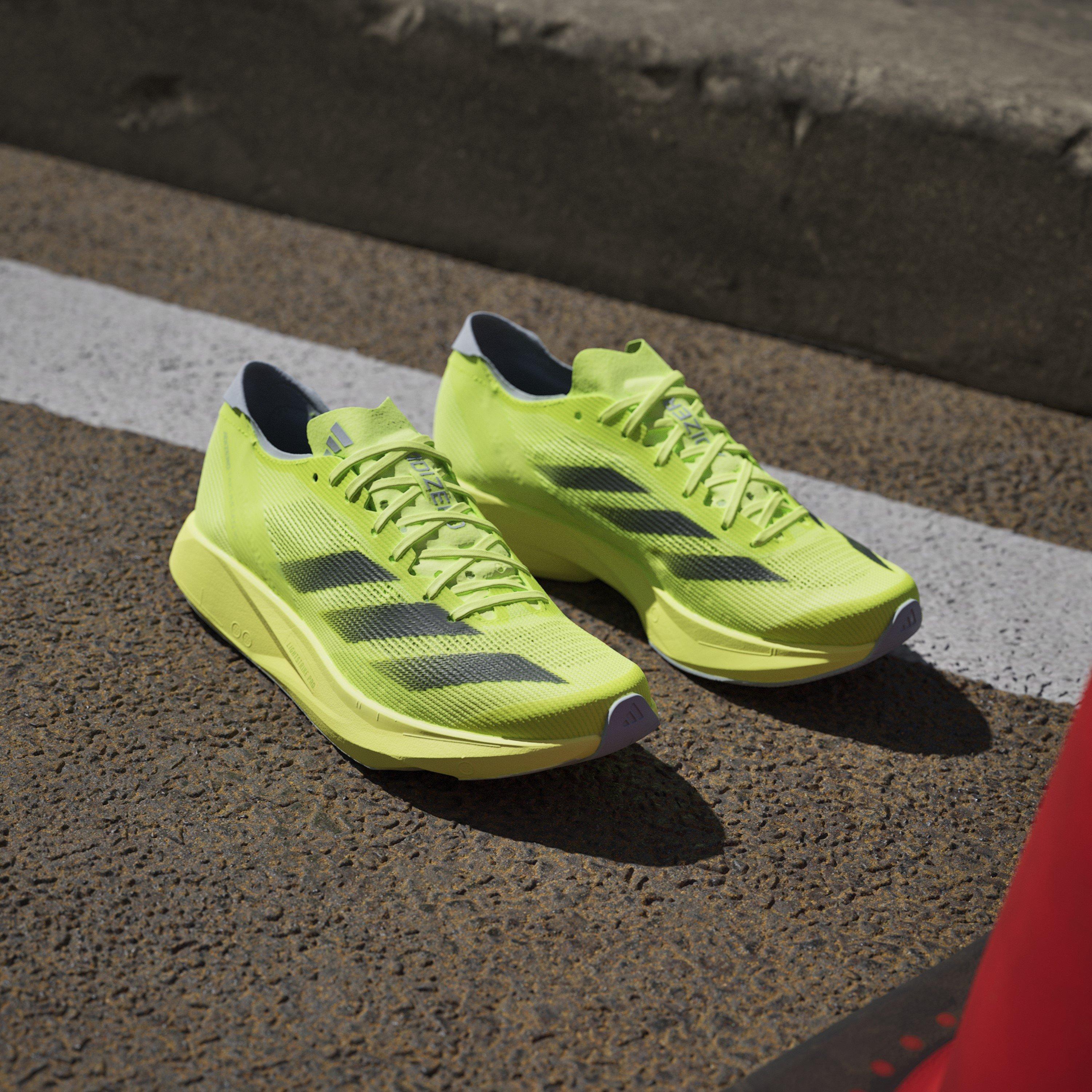 Lucid Lemon/ Bl - adidas - Adizero Takumi Sen 10 Road Running Shoes Womens - 12