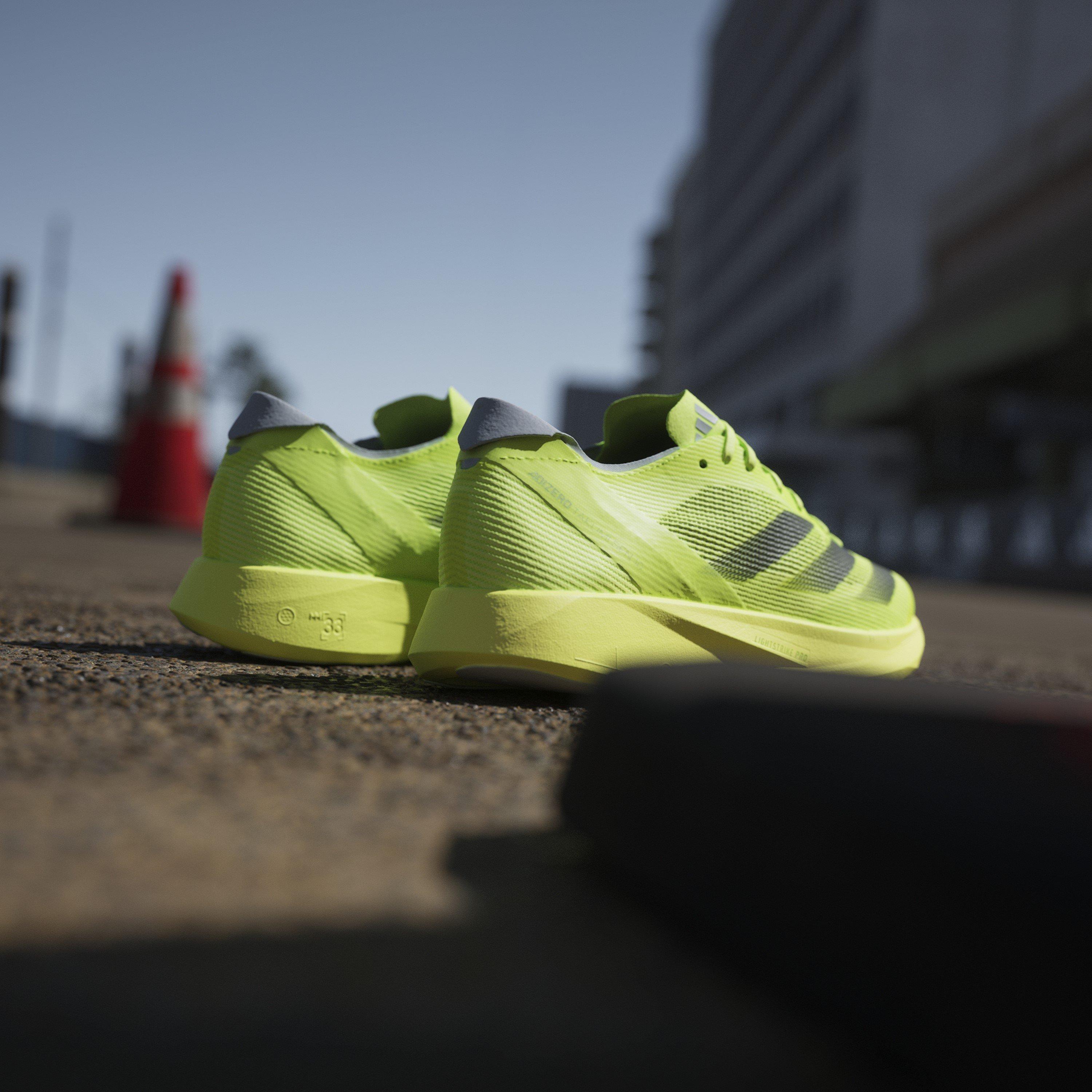 Lucid Lemon/ Bl - adidas - Adizero Takumi Sen 10 Road Running Shoes Womens - 13