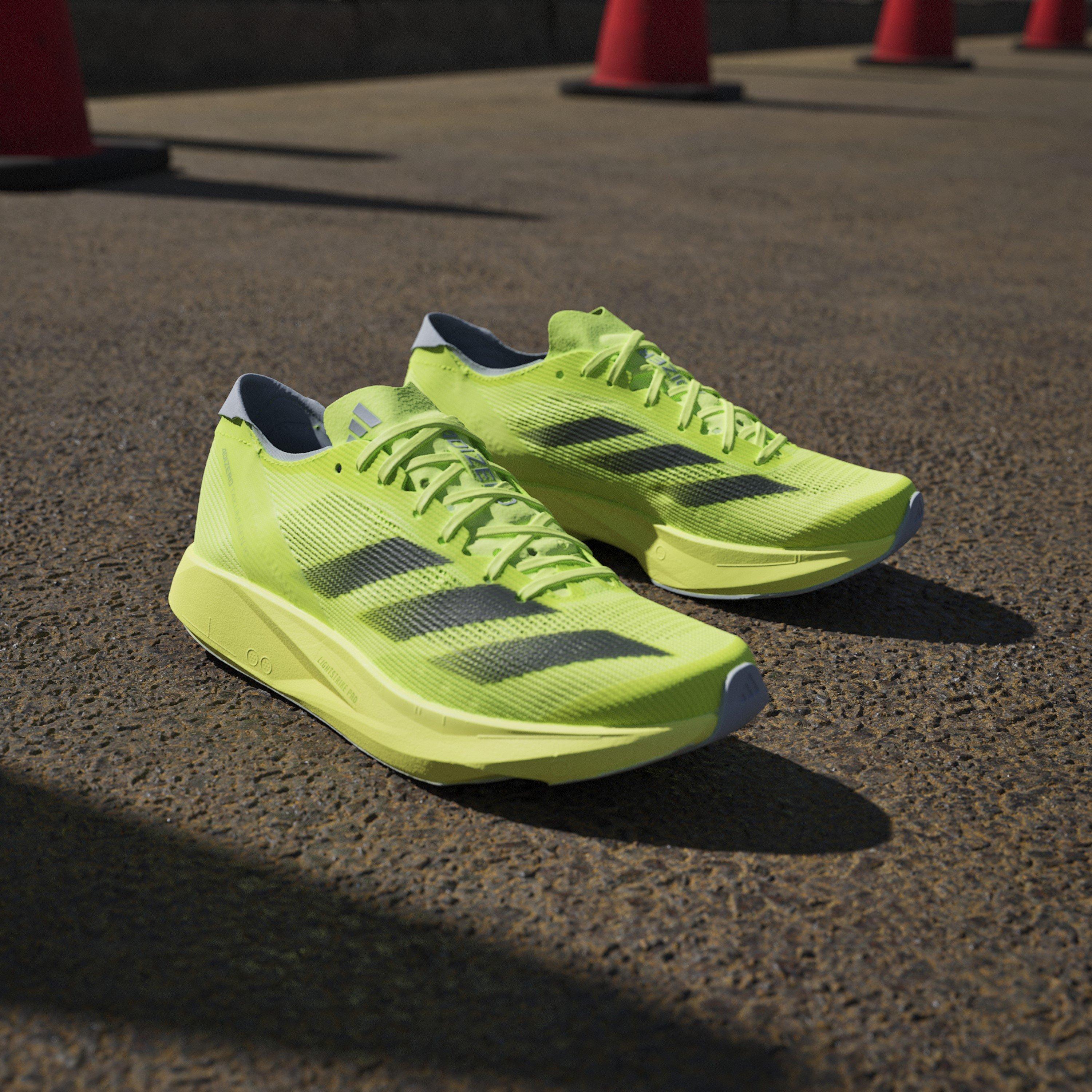 Lucid Lemon/ Bl - adidas - Adizero Takumi Sen 10 Road Running Shoes Womens - 15