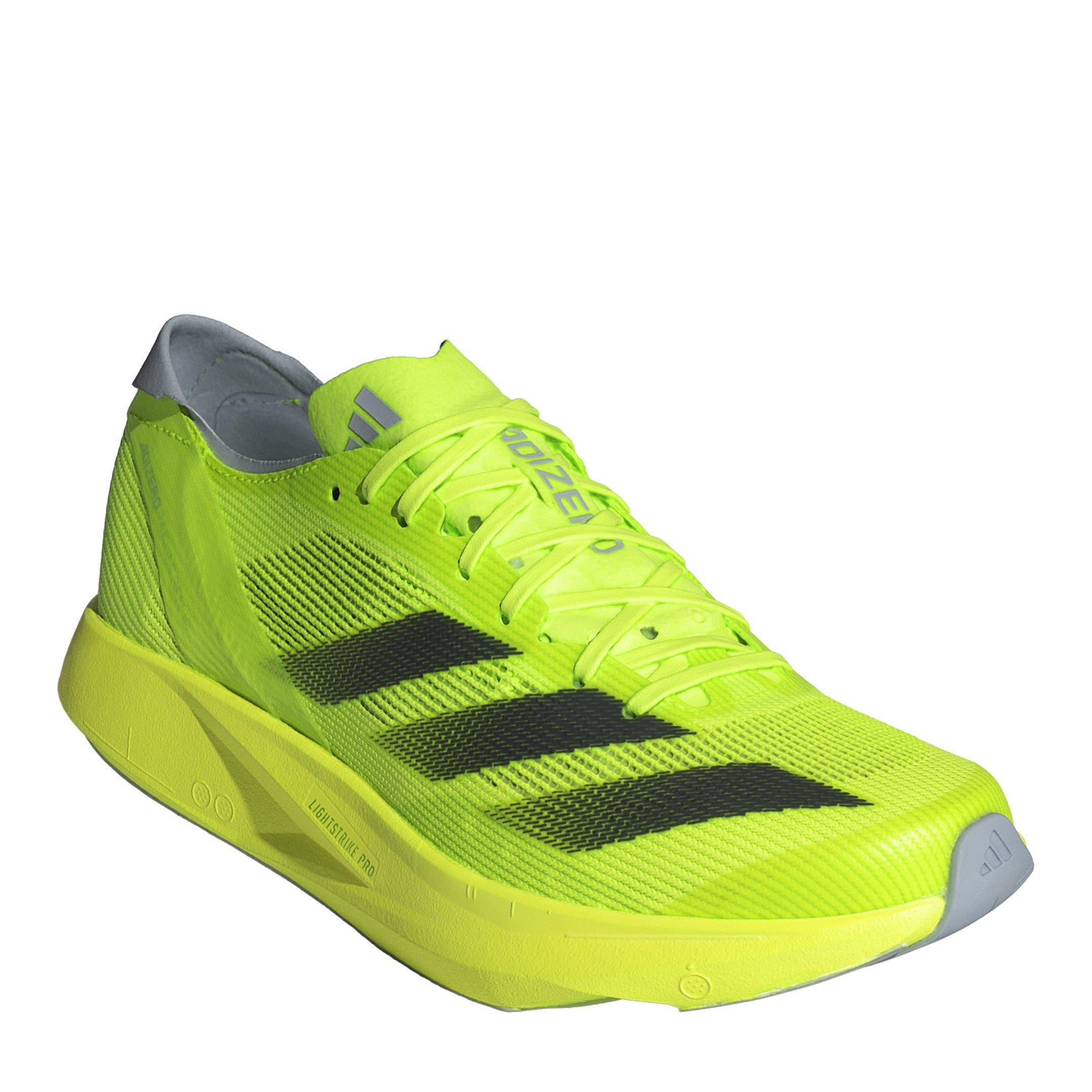 Lucid Lemon/ Bl - adidas - Adizero Takumi Sen 10 Road Running Shoes Womens - 3