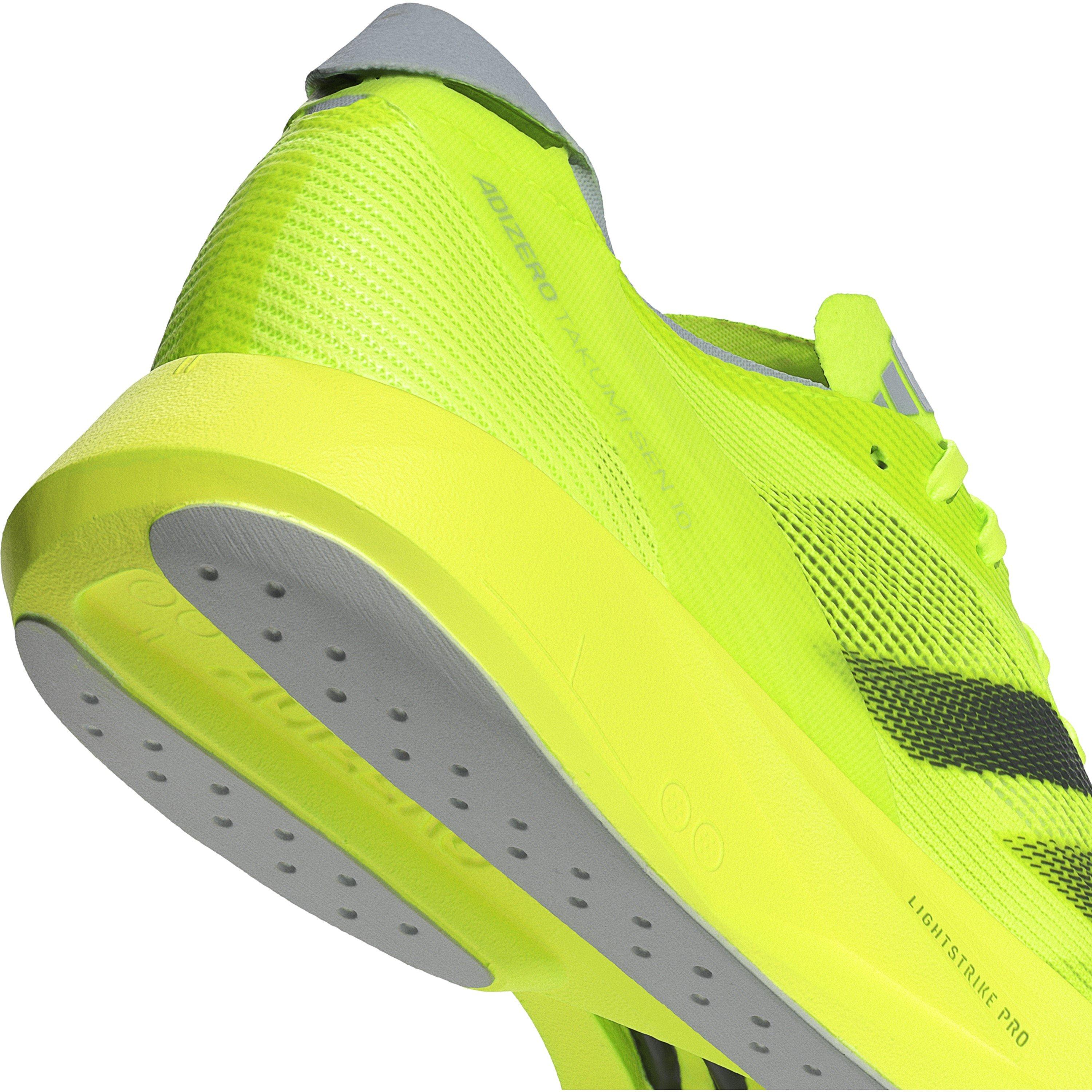 Lucid Lemon/ Bl - adidas - Adizero Takumi Sen 10 Road Running Shoes Womens - 8