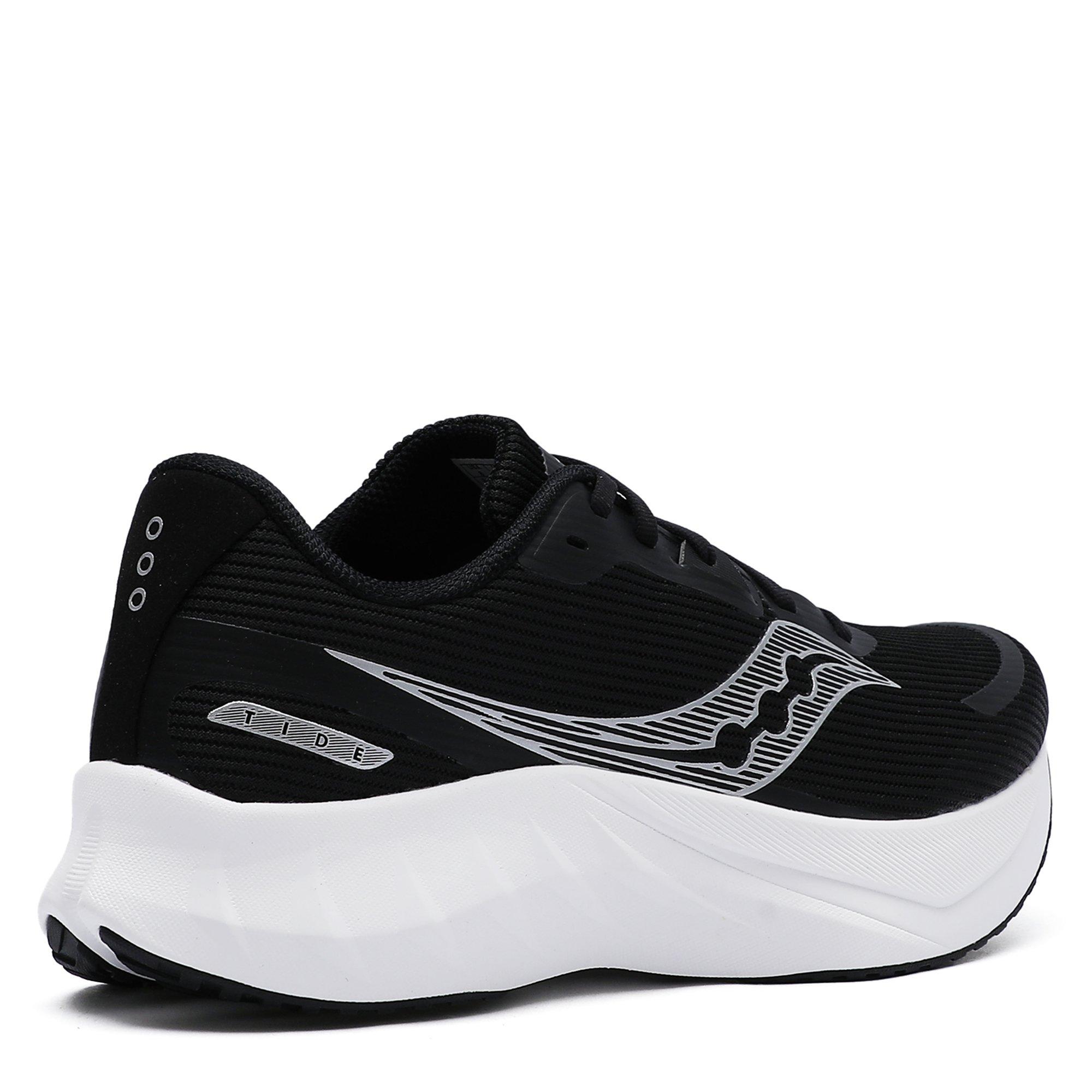 Black/White - Saucony - Tide 2 Mens Running Shoes - 6