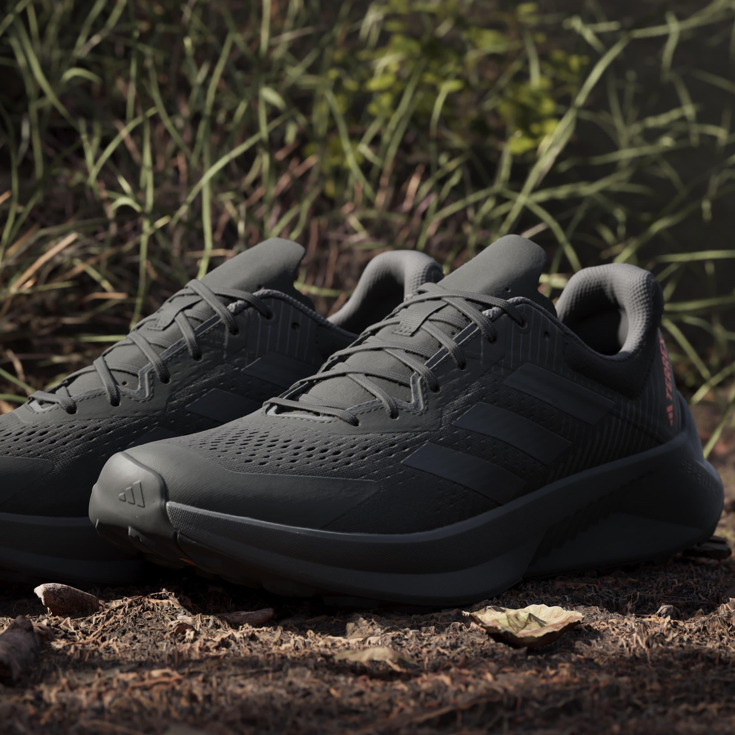 Core Black/Grey - adidas - Terrex Soulstride Flow Trail Running Shoes Adults - 16