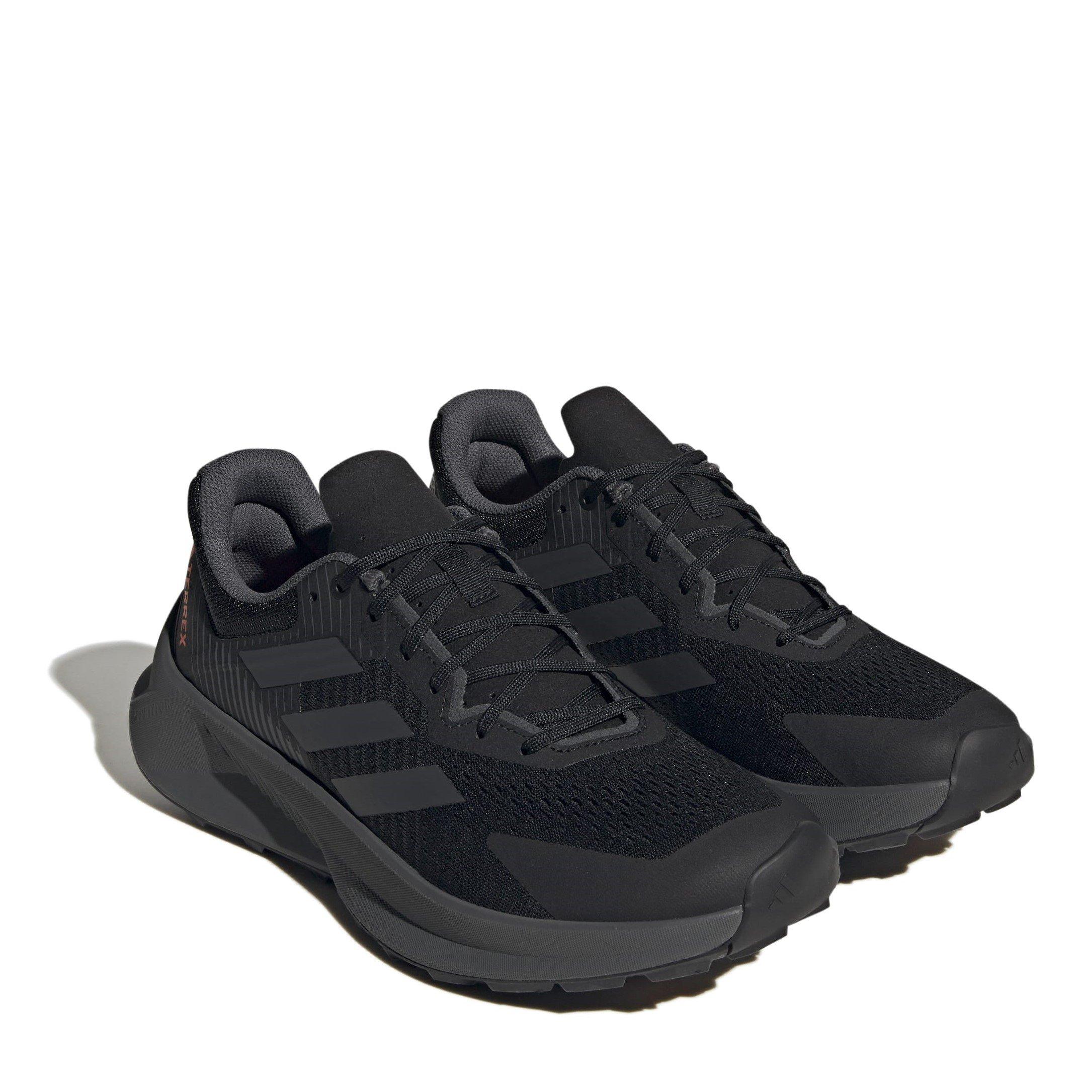 Core Black/Grey - adidas - Terrex Soulstride Flow Trail Running Shoes Adults - 3