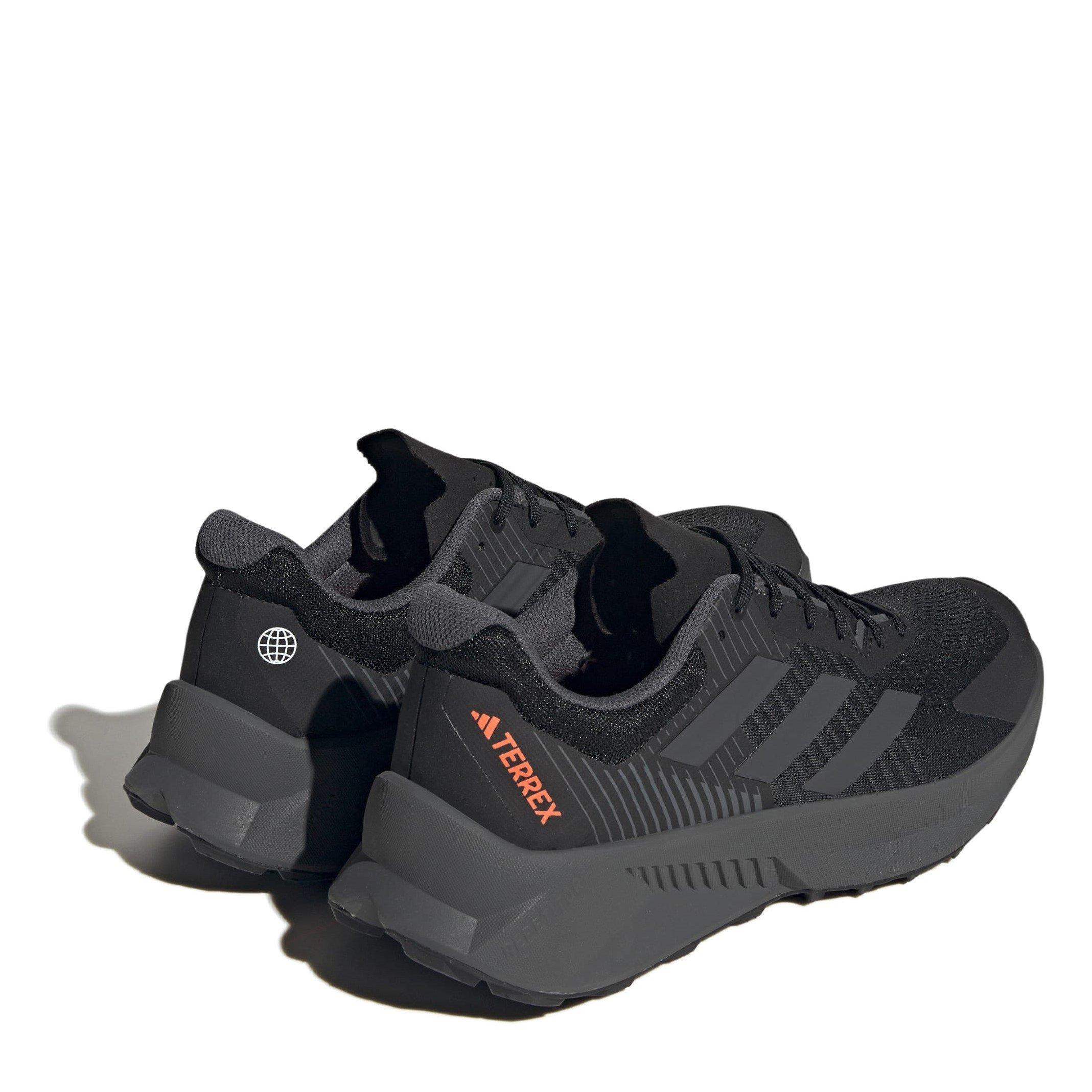 Core Black/Grey - adidas - Terrex Soulstride Flow Trail Running Shoes Adults - 4