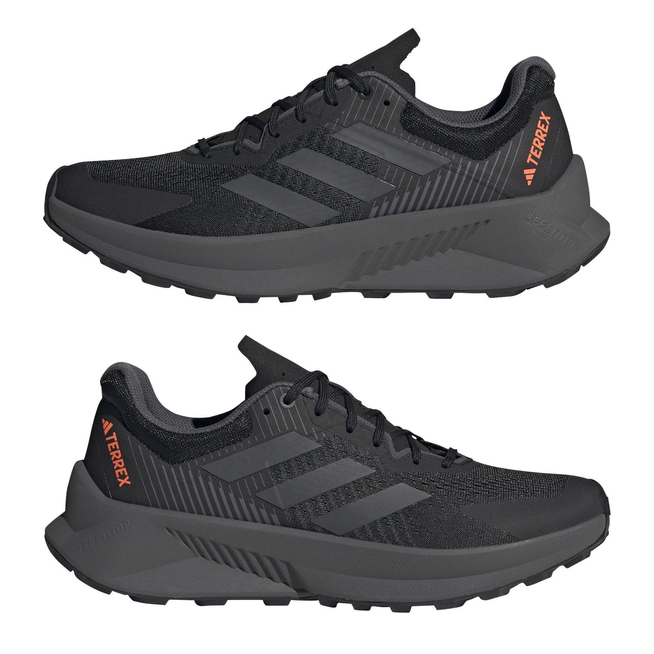 Core Black/Grey - adidas - Terrex Soulstride Flow Trail Running Shoes Adults - 9