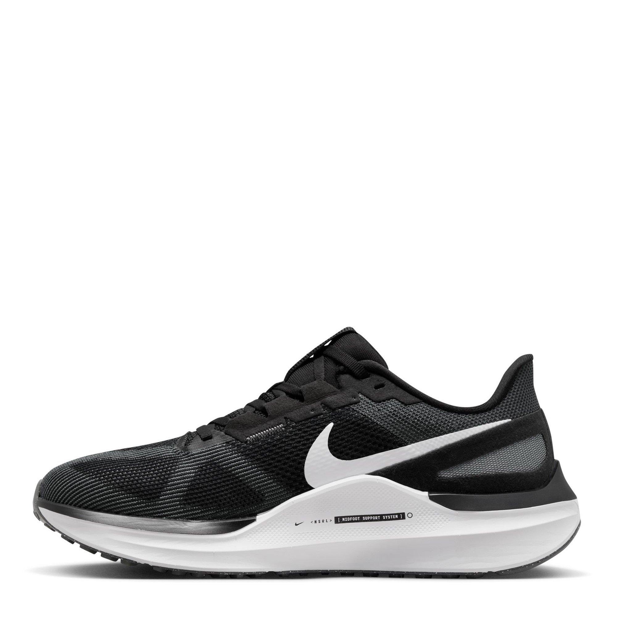 Zwart/Wit - Nike - Structure 25 Road Running Shoes Mens - 2