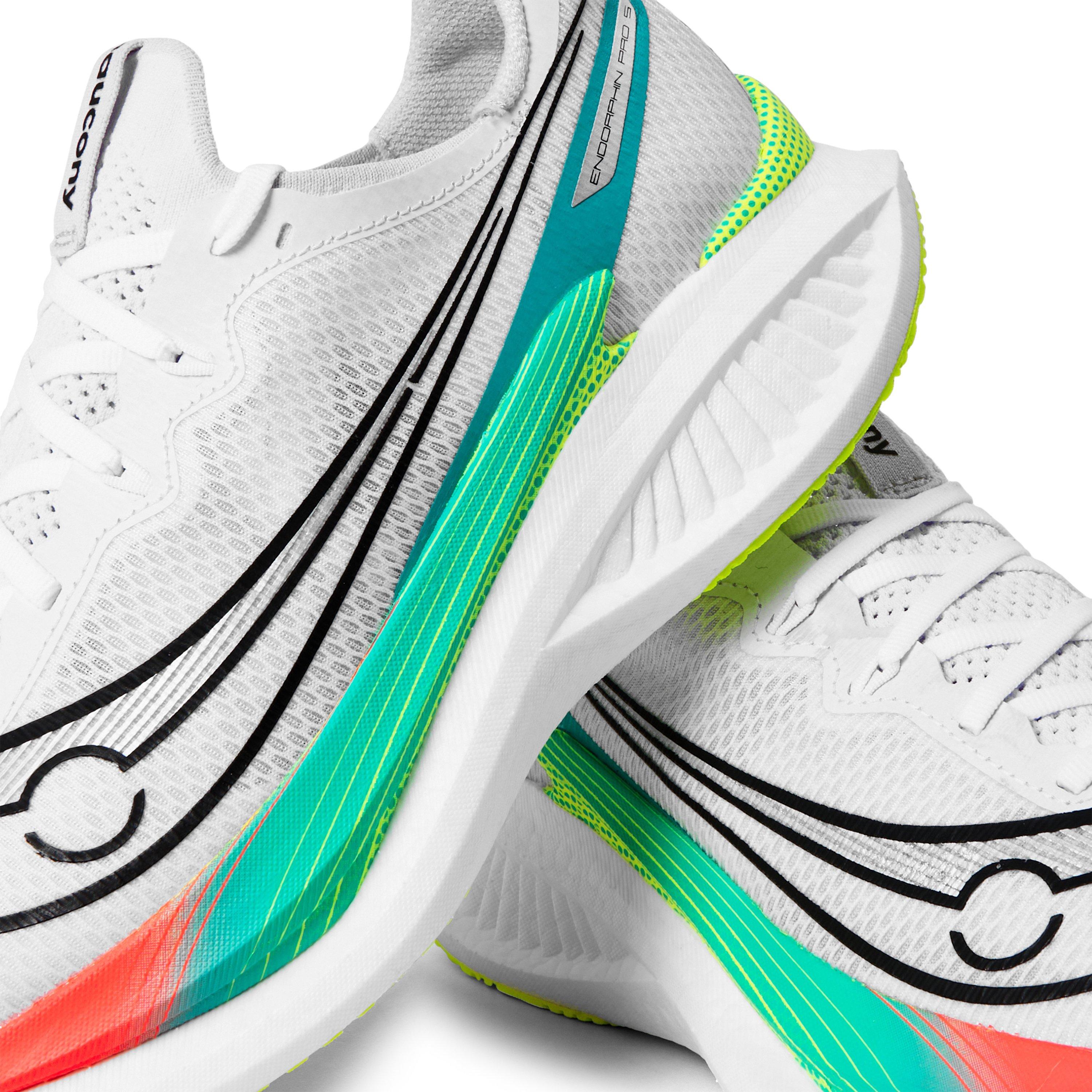 White/Multi - Saucony - Men's Endo Pro 5 Road Running Shoes - 3