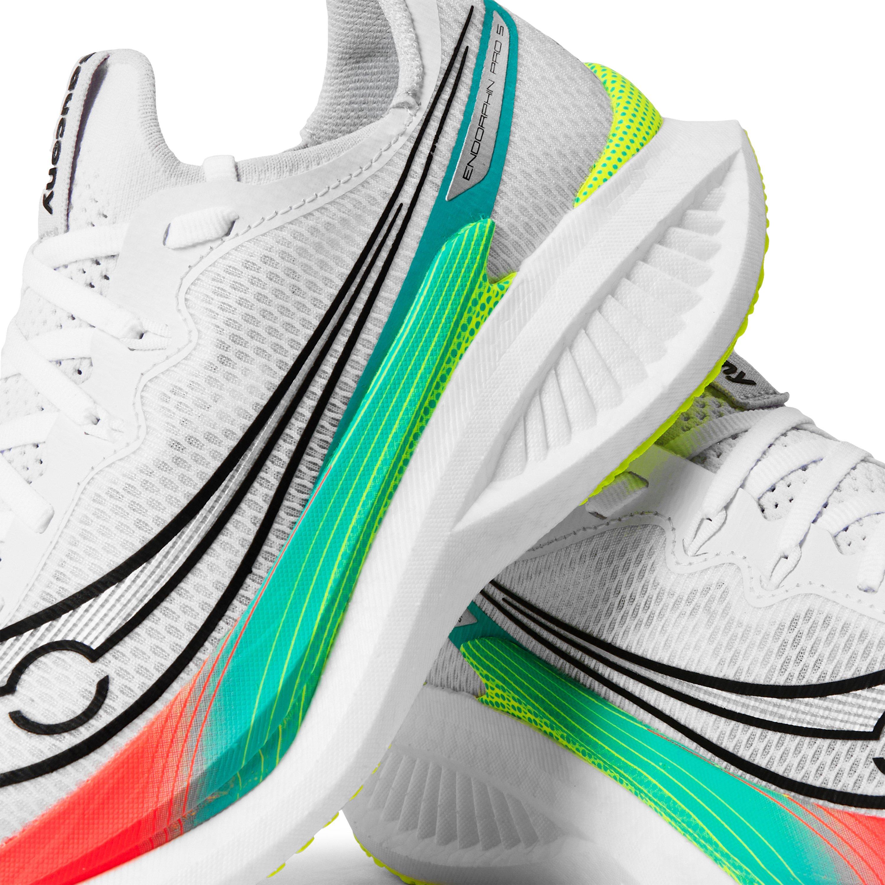 White/Multi - Saucony - Women's Endo Pro 5 Road Running Shoes - 3