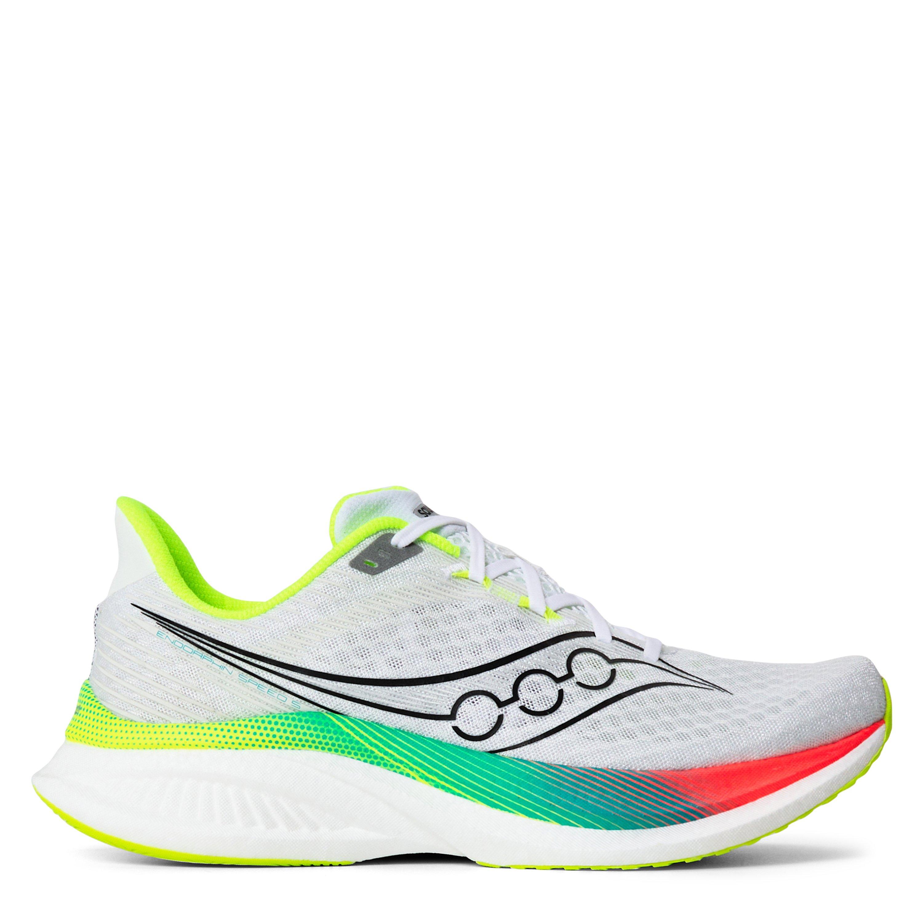Wit/Multi - Saucony - Men's Endo Speed 5 Road Running Shoes - 1