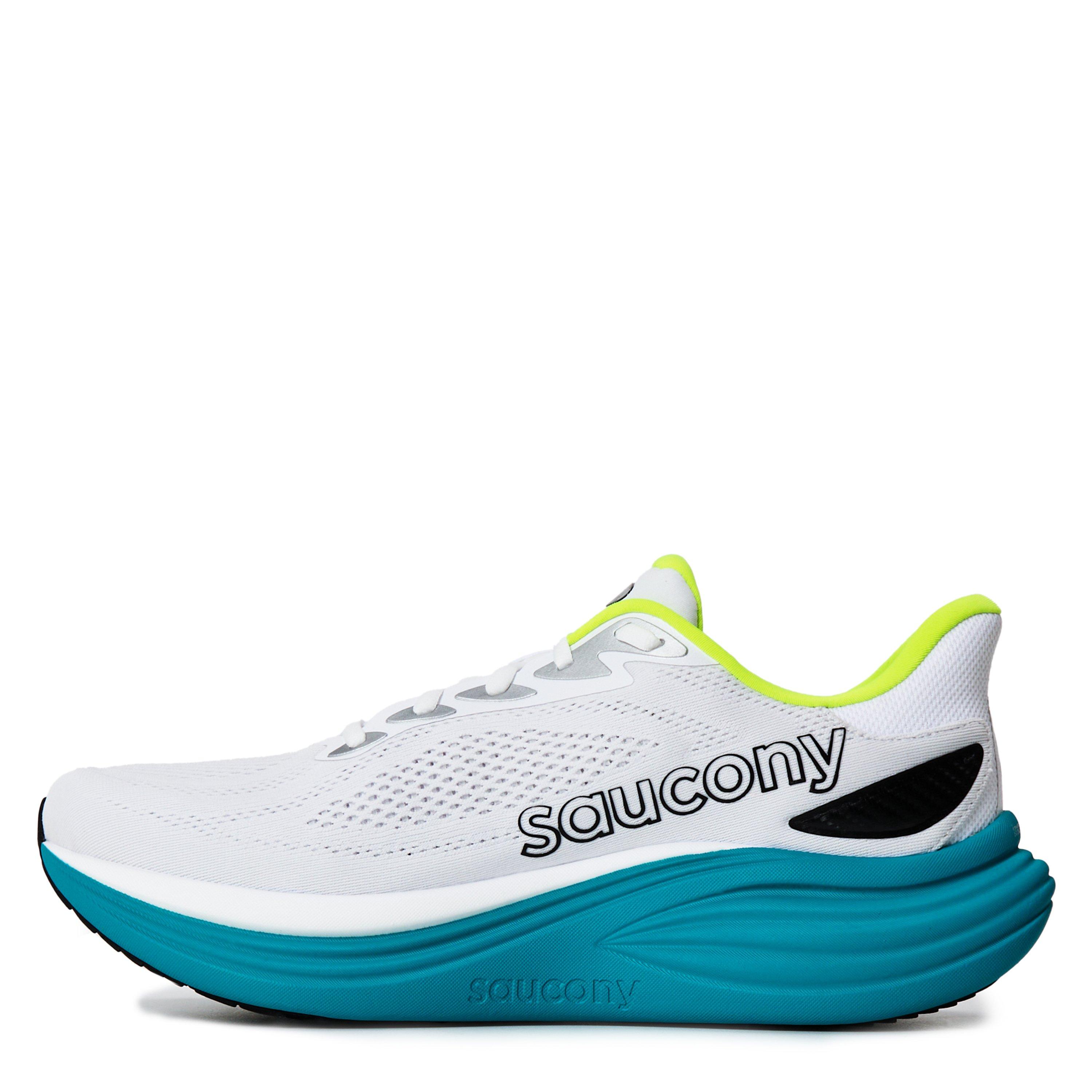 White/Tranql - Saucony - Men's Triumph 24 Road Running Shoes - 2