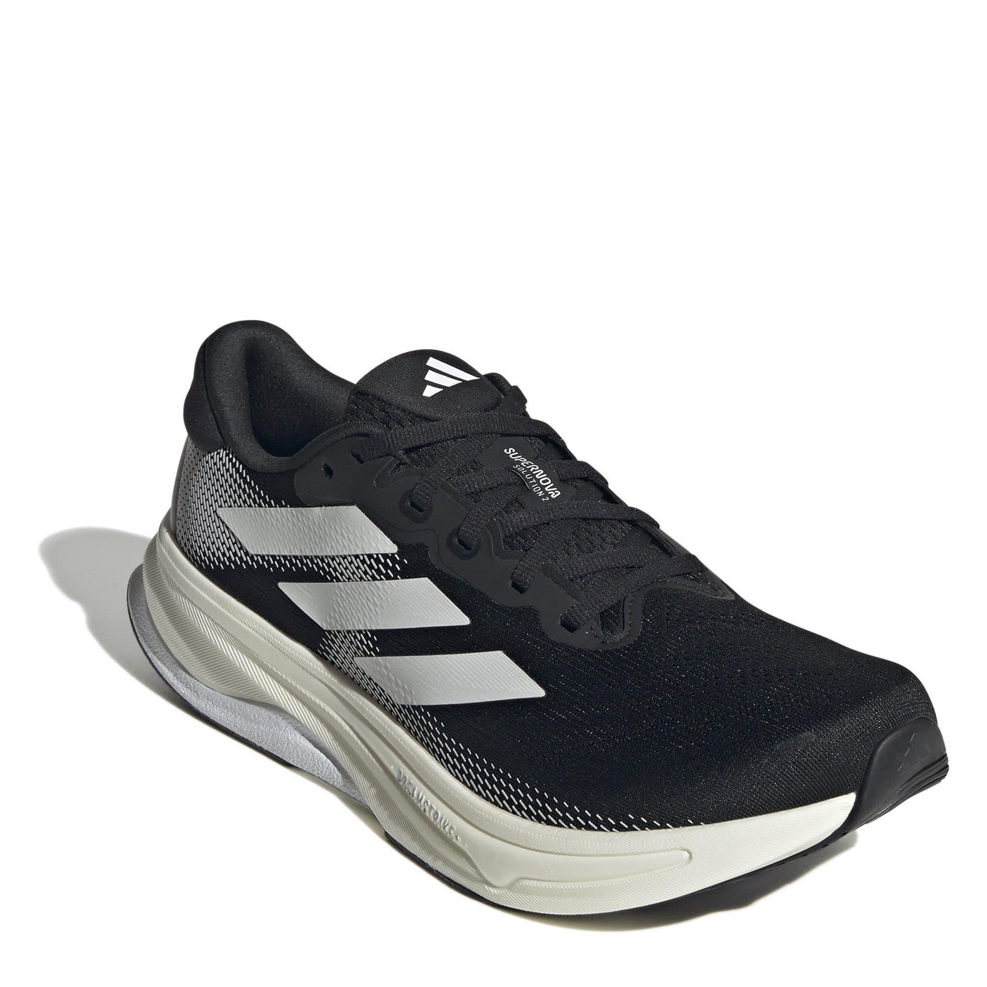 Preto/Branco - adidas - Supernova Solution 2.0 Running Shoes Mens - 3