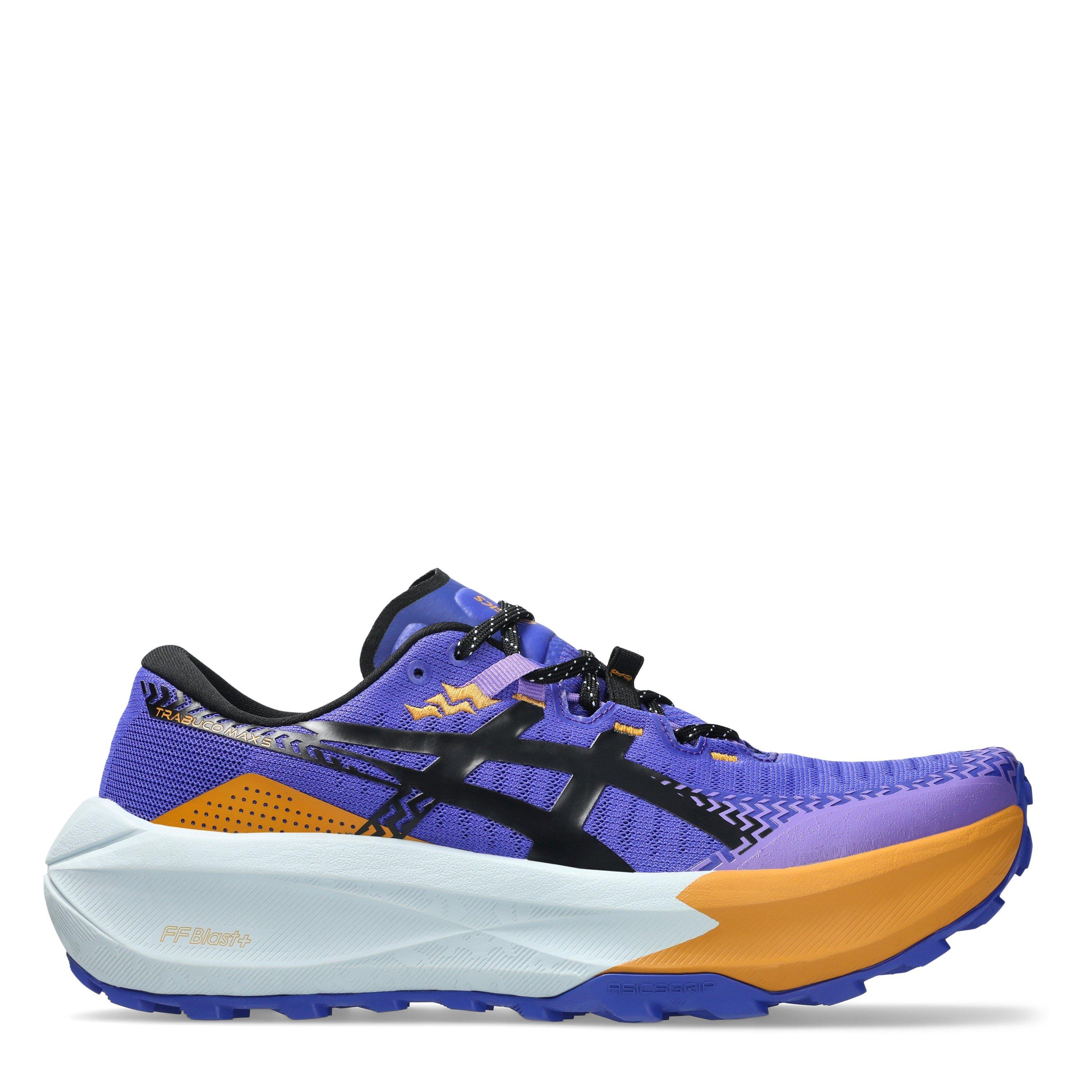 Asics Men's Trabuco Max Off-Road Trail Running Shoes - Cobalt/Black - 7 (41.5)