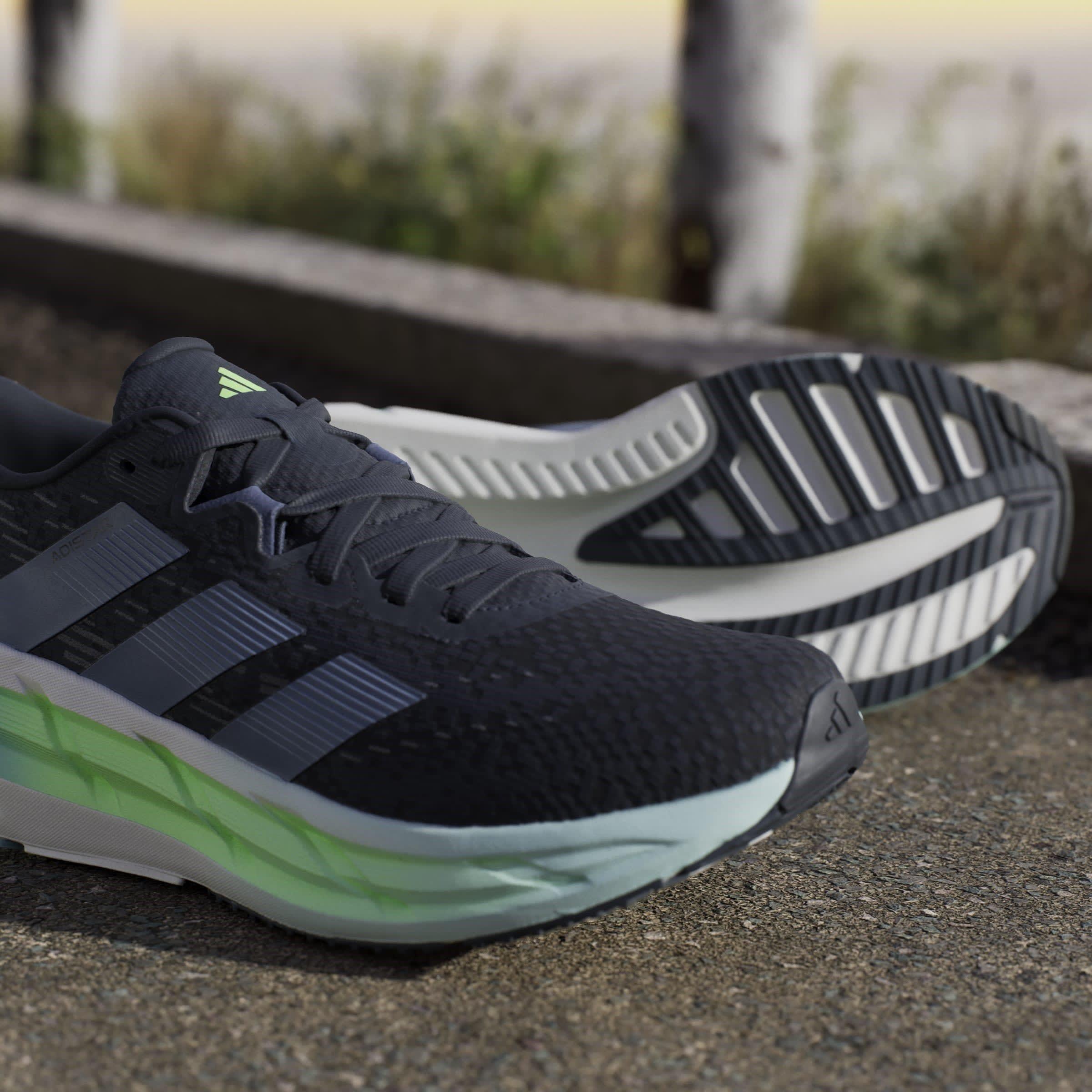 Ink/Lime Burst - adidas - Adistar 4 Mens Running Shoes - 16