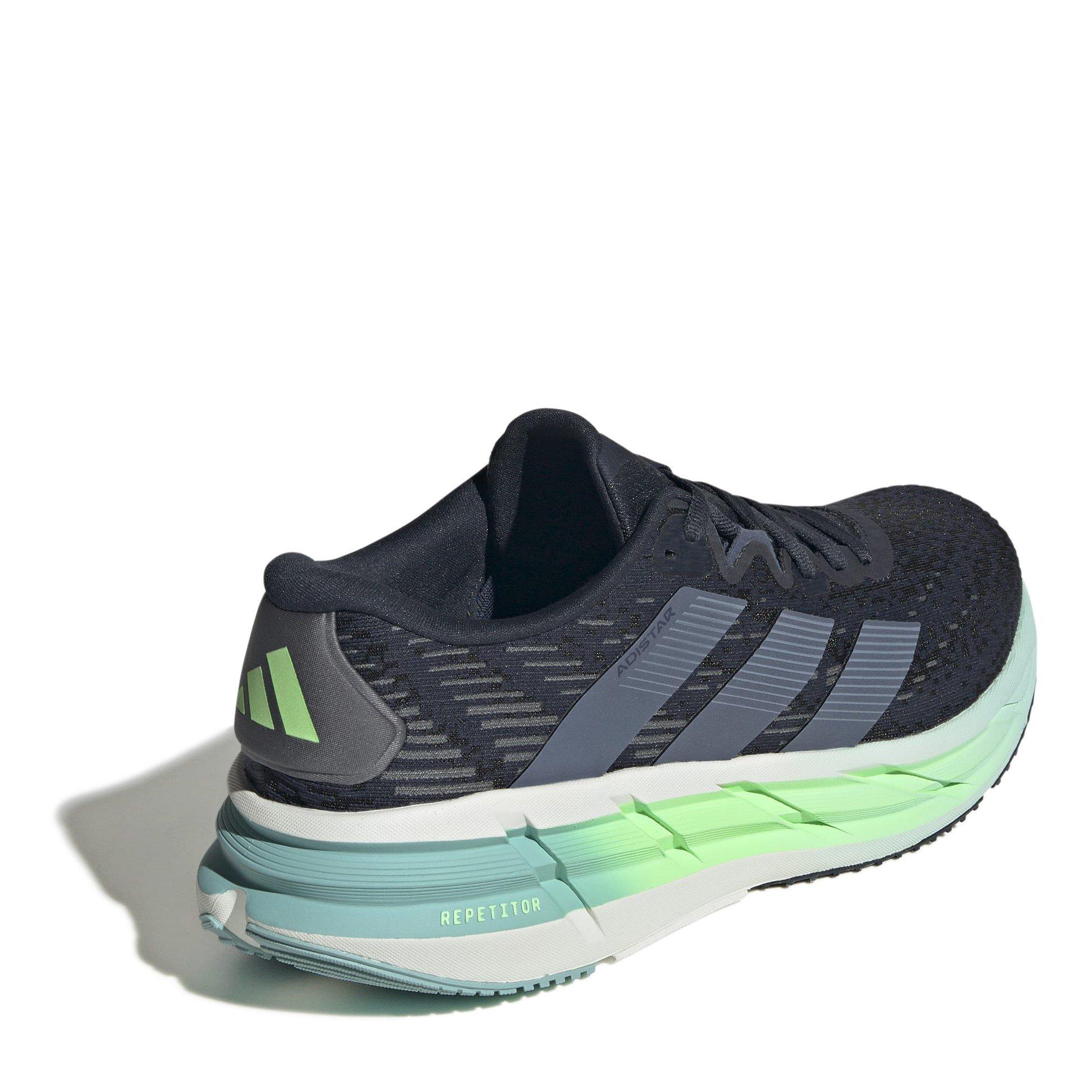 Ink/Lime Burst - adidas - Adistar 4 Mens Running Shoes - 4