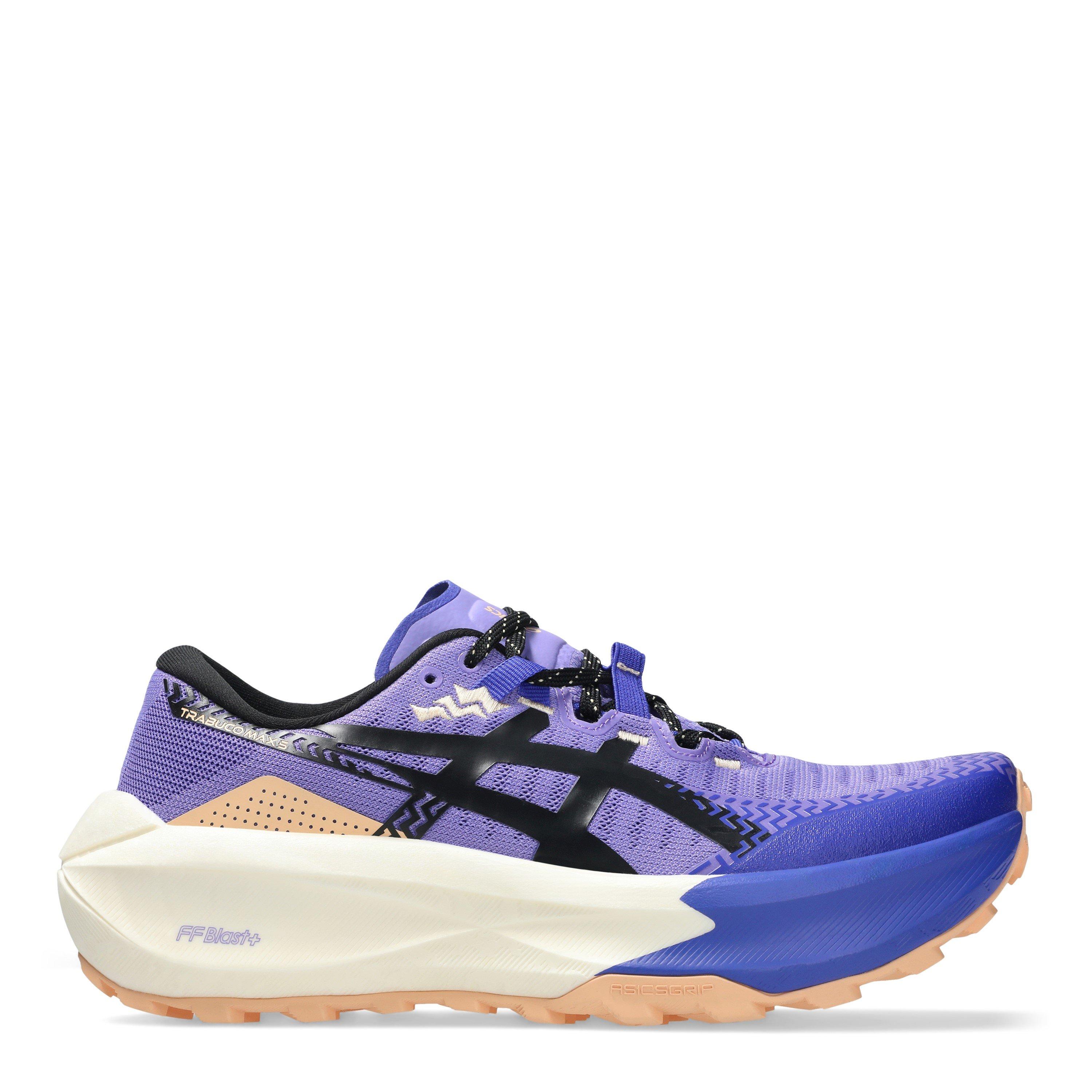 Asics Women's Trabuco Max Off-Road Trail Running Shoes - Amethyst/Black - 7 (40.5)