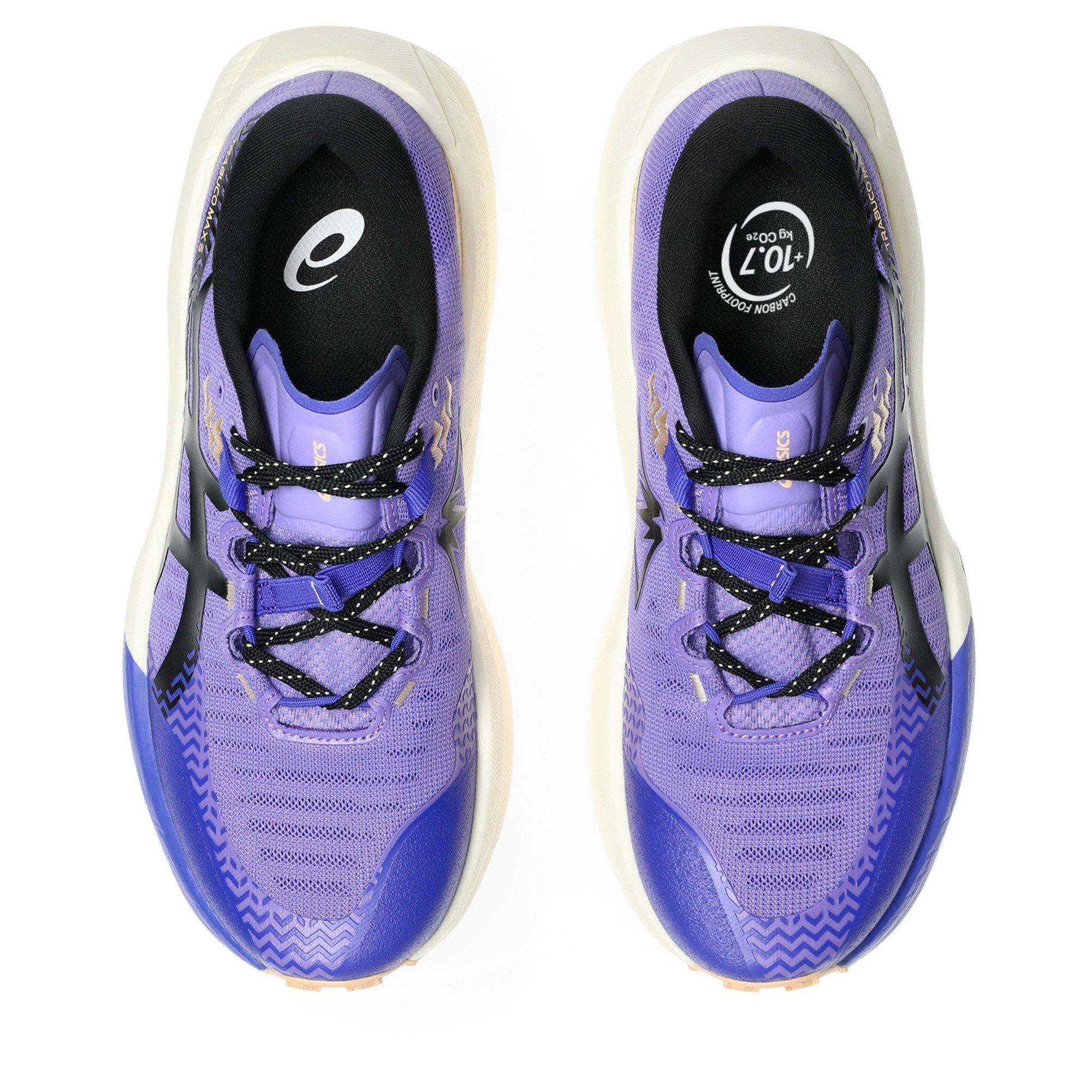 Amethyst/Black - Asics - Trabuco Max 5 Trail Running Shoes Womens - 6