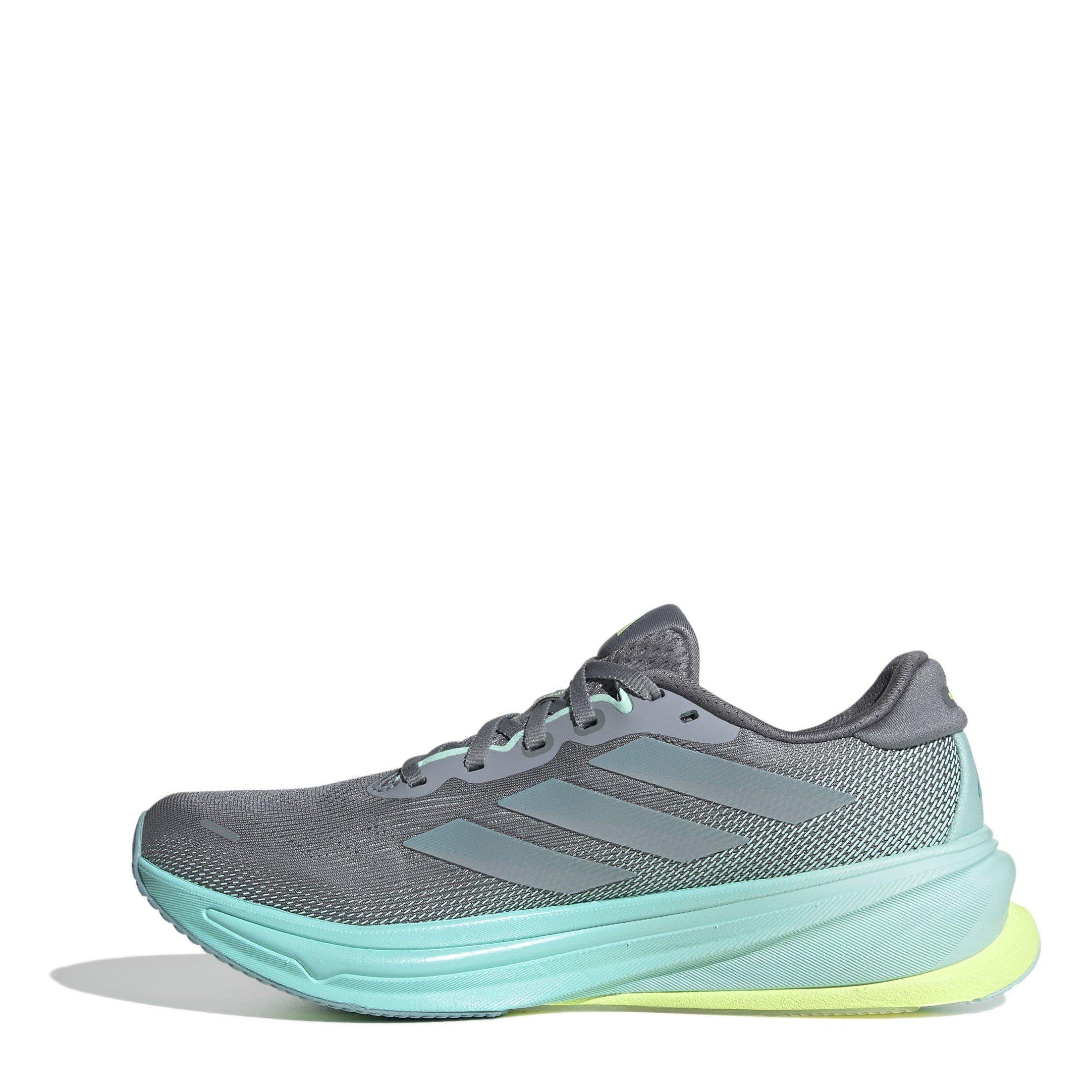 Grey/Grey/Aqua - adidas - Supernova Rise 2 Womens Running Shoes - 2
