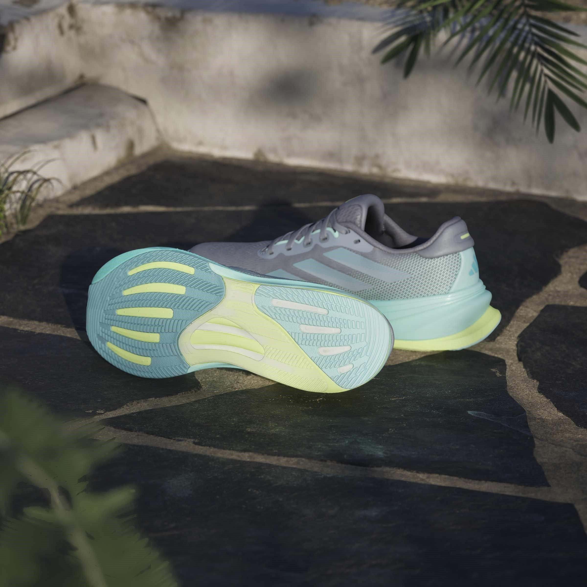 Grey/Grey/Aqua - adidas - Supernova Rise 2 Womens Running Shoes - 11