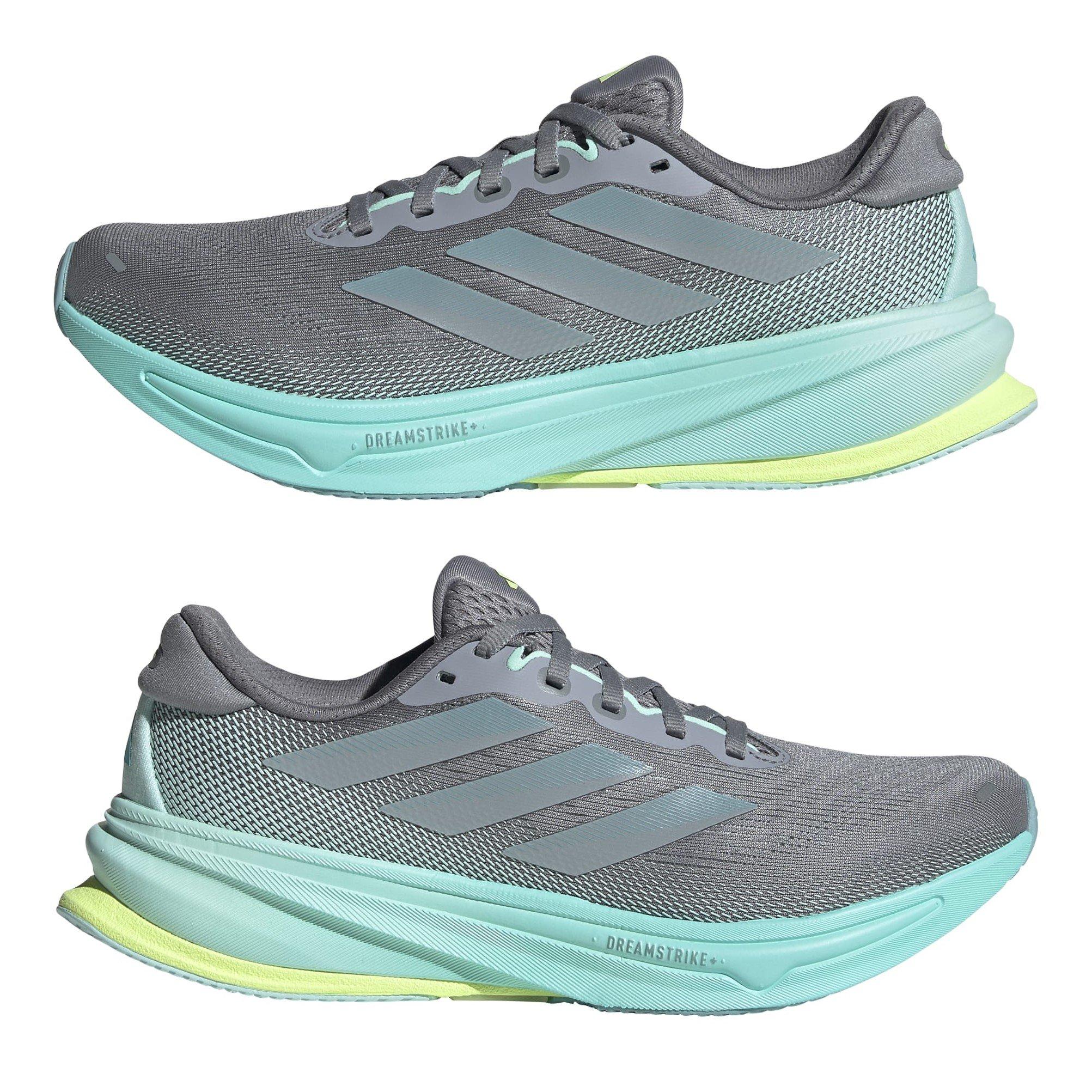Grey/Grey/Aqua - adidas - Supernova Rise 2 Womens Running Shoes - 9